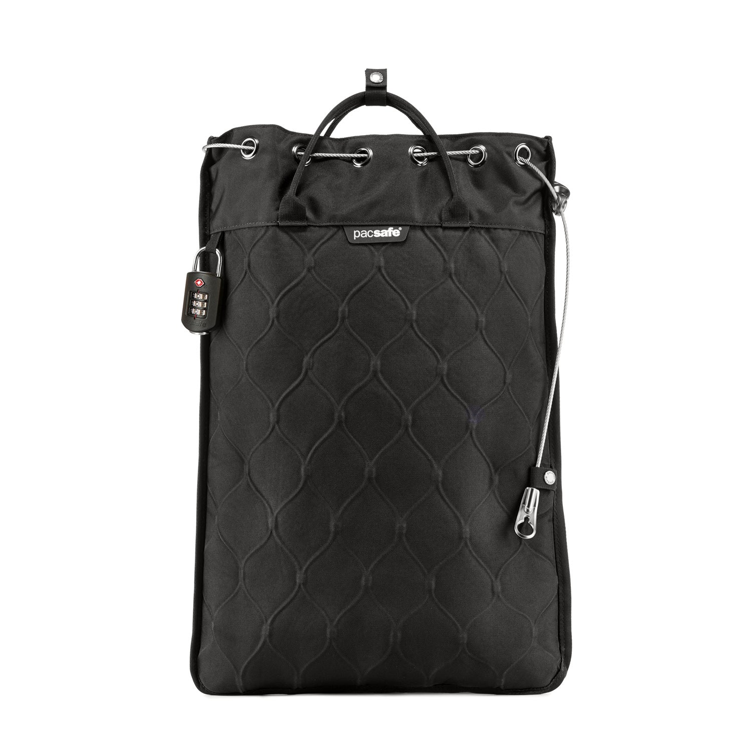 Pacsafe Travelsafe® 12L GII Anti-Theft Portable Safe - Secure Travel Lock Bag for Passport, Cash & Valuables - Perfect for Hotels, Beaches & Backpacking Trips