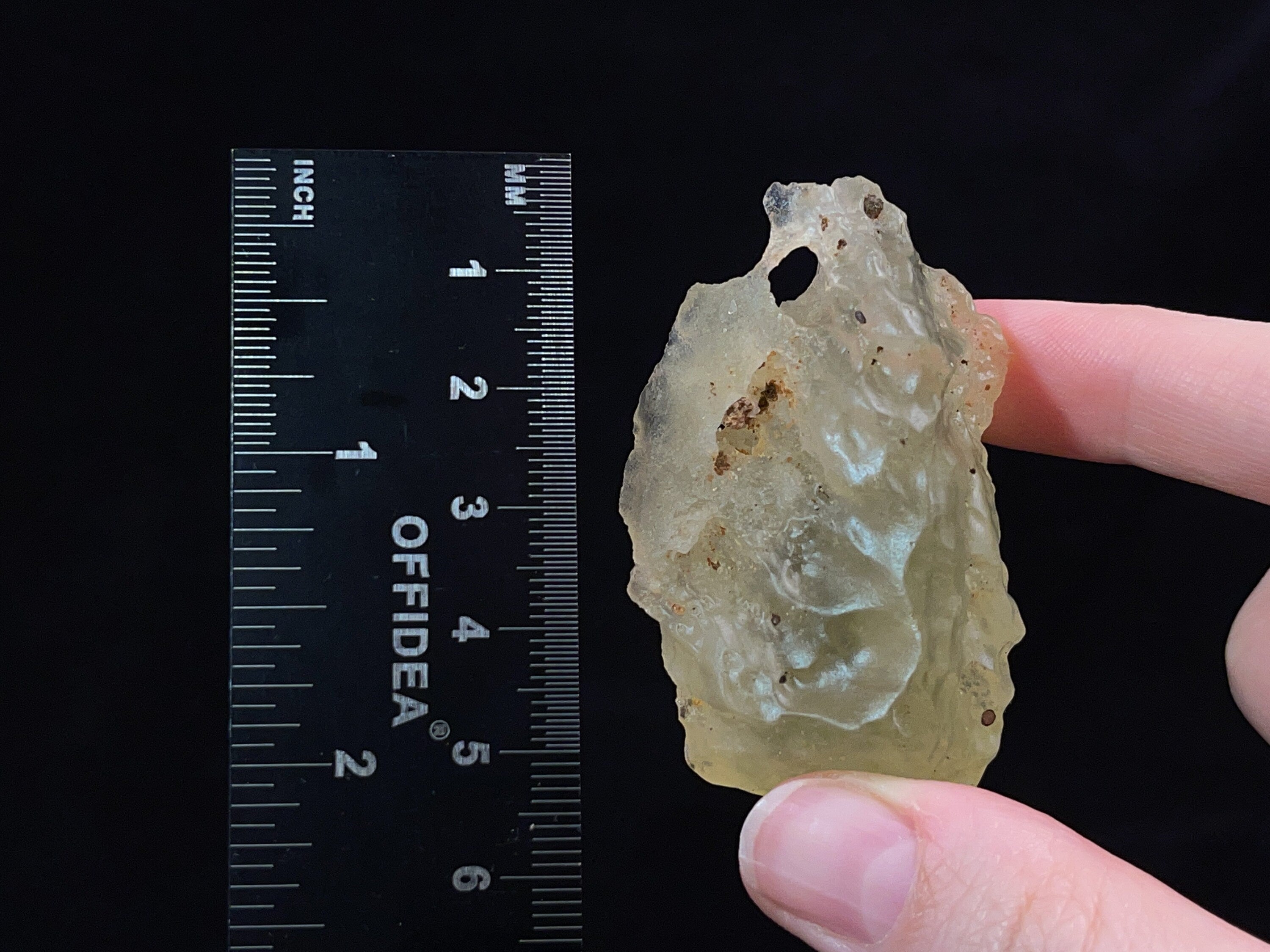 Libyan Desert Glass Raw Crystal - Rare 2A Grade Large 39.4g - Metaphysical Healing Stones for Meditation & Energy Work - Authentic Natural Gemstone for Jewelry Making & Spiritual Collection