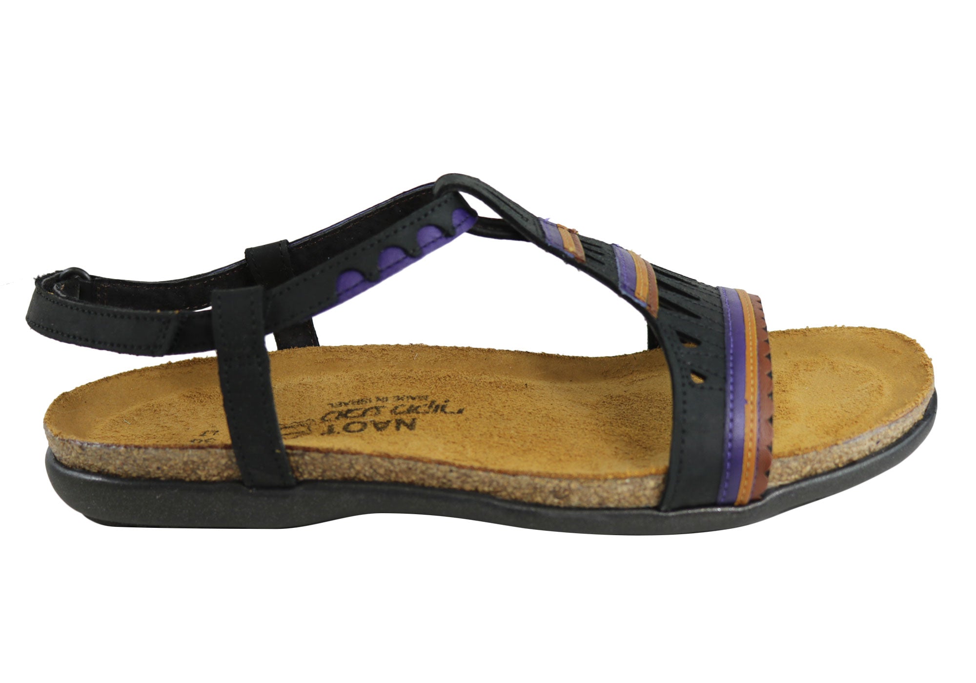 Naot Odelia Women's Comfortable Cushioned Supportive Leather Flat Sandals - Perfect for Walking, Travel & Summer Outfits