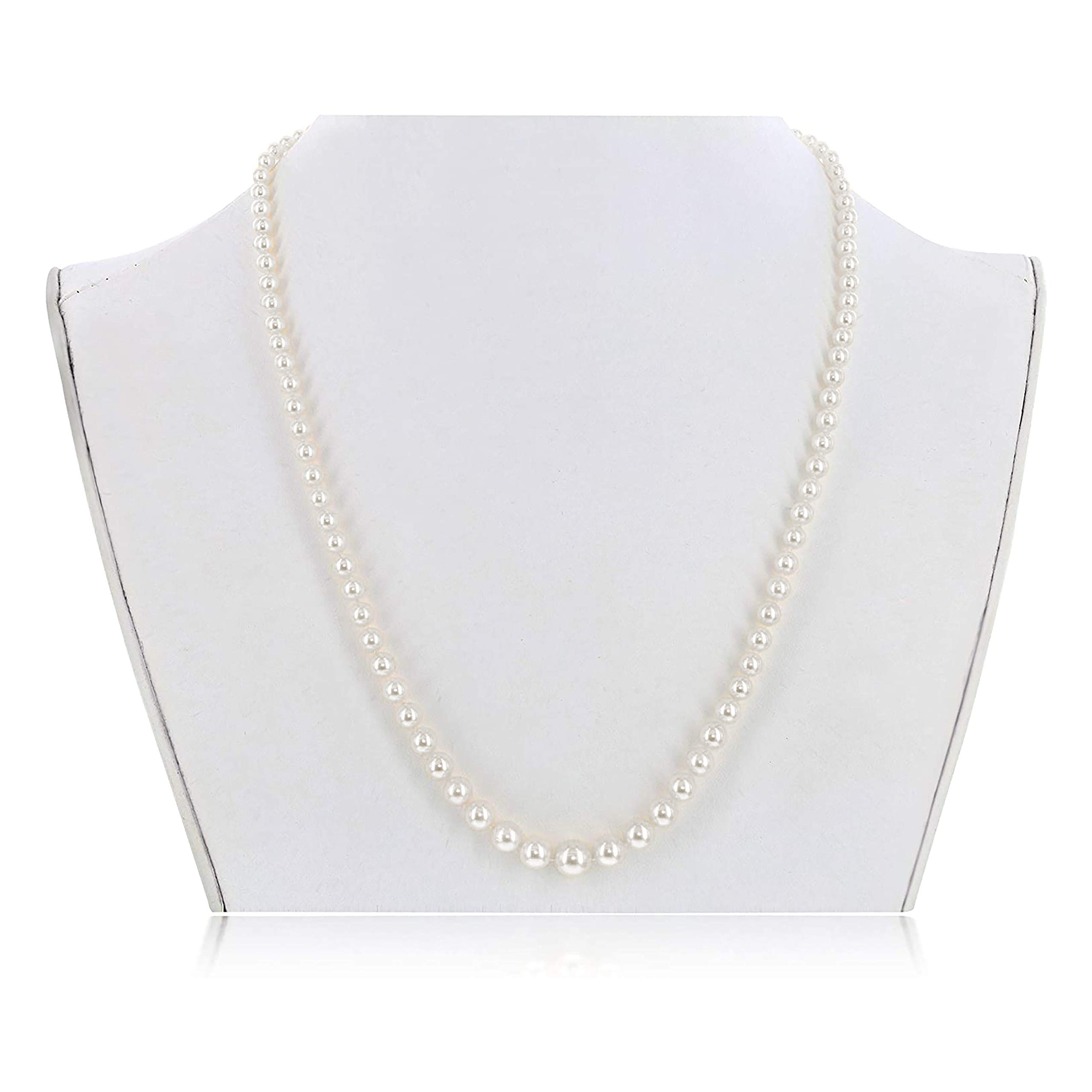 Sterling Silver Pearl Necklace - 18