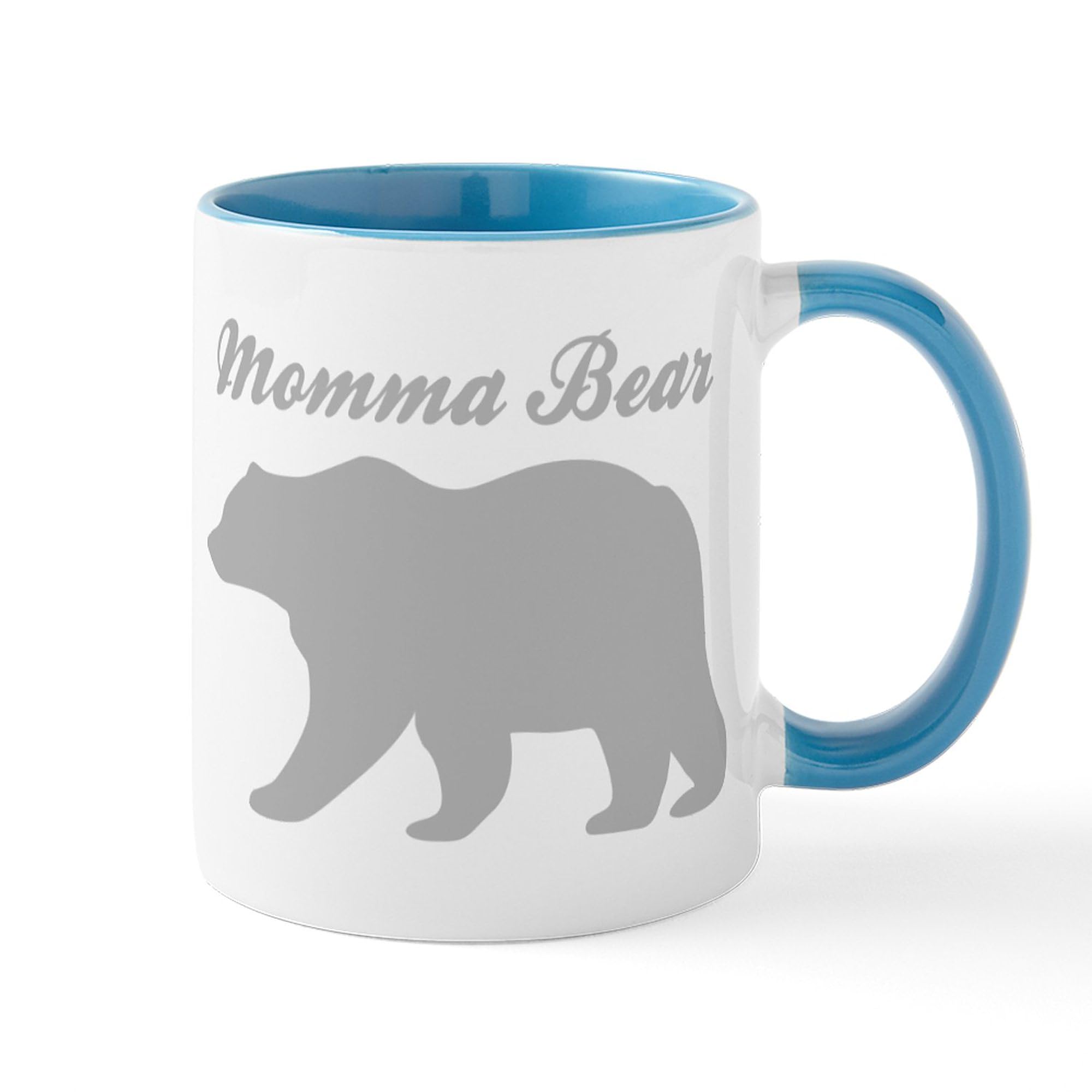 Momma Bear Ceramic Coffee Mug 11 oz (325 ml) - Perfect for Tea, Hot Chocolate & Gifts - Cute & Durable Coffee Cup for Moms, Grandmas & Mother's Day