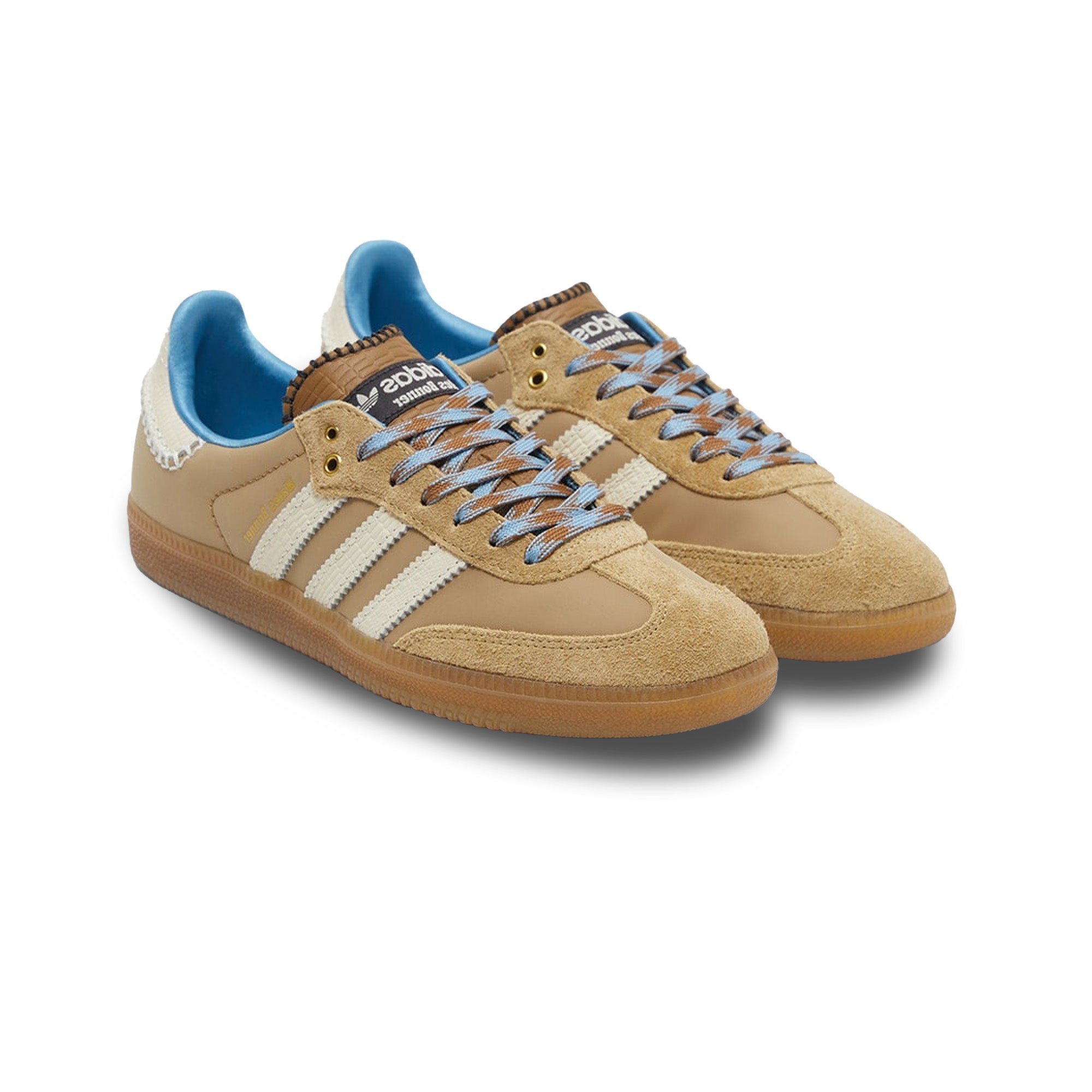 Adidas Samba Nylon Wales Bonner Sneakers - Desert White (2024) | Classic Unisex Athletic Shoes for Running, Gym & Casual Wear