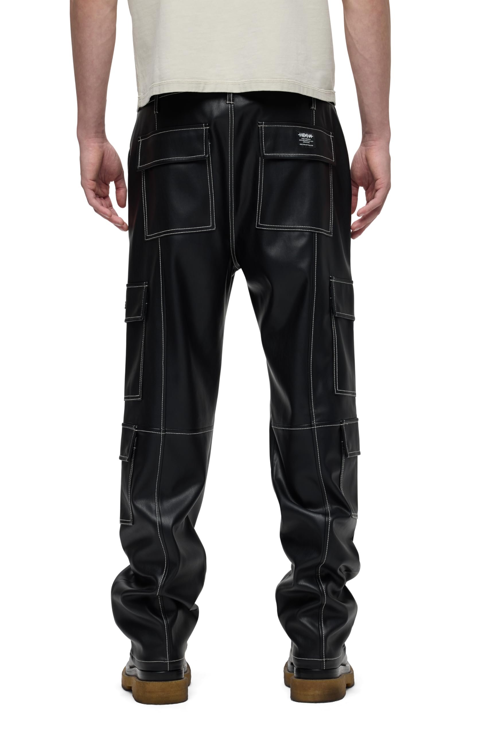 HUDSON Men's Baggy Cargo Pants - Stylish & Comfortable Loose Fit Workwear for Outdoor, Hiking & Casual Wear