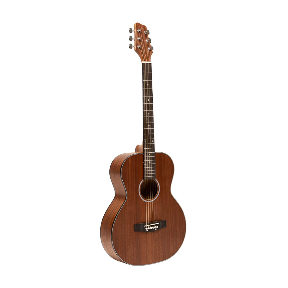 Stagg SA25 A MAHO 6-String Acoustic Guitar for Beginners - Right-Handed Natural Wood Guitar with Mahogany Top | Perfect for Camping, Travel & Home Practice
