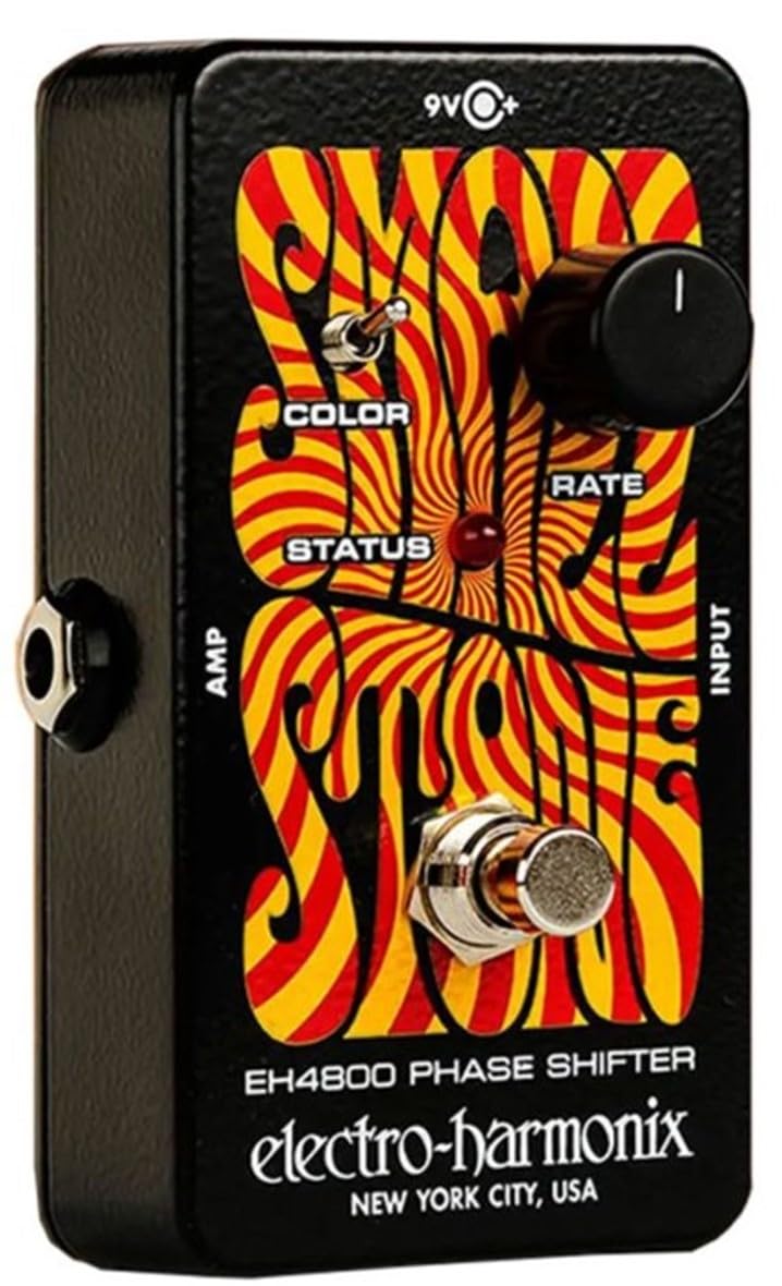 Electro Harmonix Small Stone Nano Analog Phase Shifter Guitar Pedal - Vintage Tone for Rock, Funk & Psychedelic Music - Perfect for Stage & Studio Recording