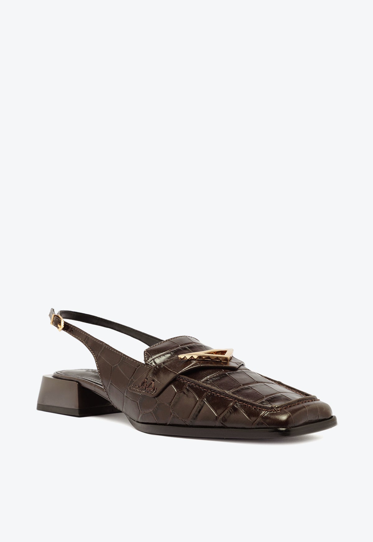 Arizona Sling Block Leather Pump Shoes for Women - Comfortable Heeled Sandals with Ankle Strap, Perfect for Summer Outfits, Beach Vacations & Date Nights