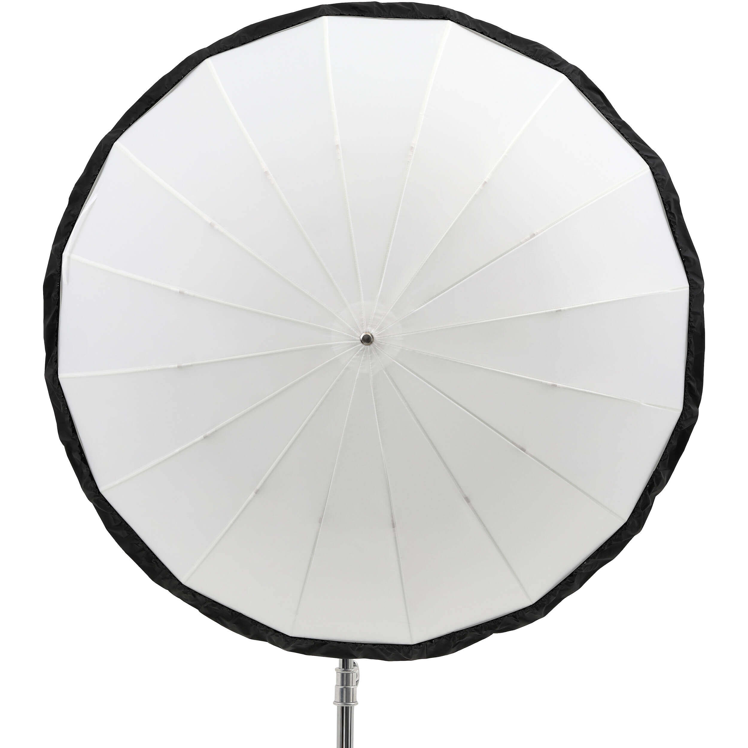 130cm Parabolic Shoot Through Umbrella with Black/Silver Cover - Professional Photography Lighting Modifier for Studio & Outdoor Portraits - Clearance Sale