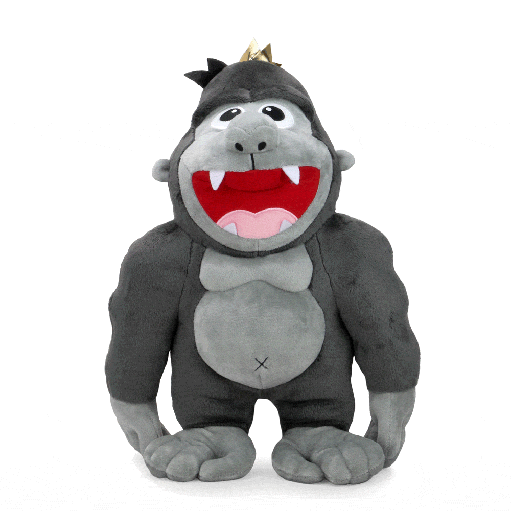 King Kong HugMe Vibrating Plush Toy - Soft & Cuddly Stuffed Animal with Gentle Vibration for Stress Relief & Comfort - Perfect for Kids, Adults, Anxiety Relief & Gifts
