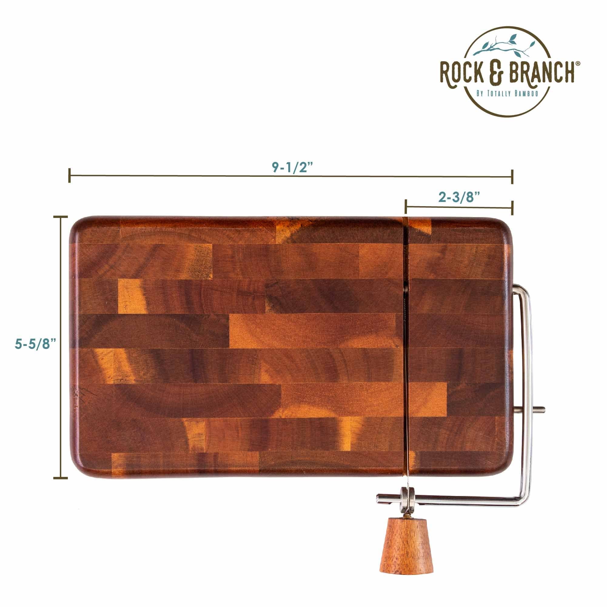 Premium Acacia Wood Charcuterie Board with Cheese Knife - Elegant Cheese & Charcuterie Serving Tray for Entertaining, Wine Pairings & Gourmet Appetizers
