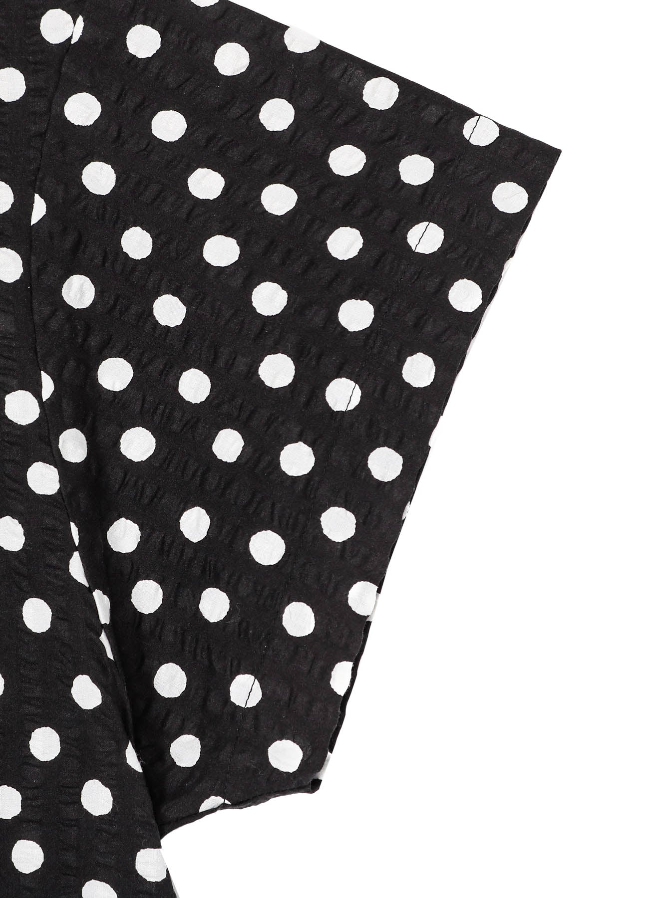 Stylish Cotton Ripple Dot Print One Piece Dress - Perfect for Summer Outings, Beach Vacations & Casual Wear