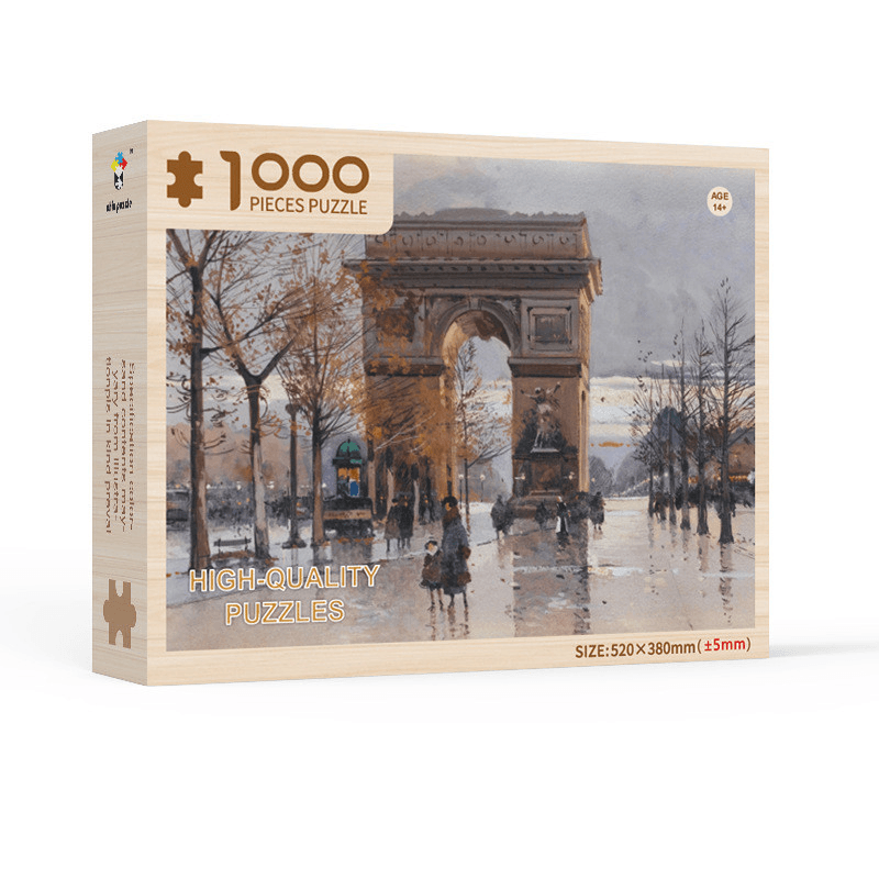 1000 Piece Adult Jigsaw Puzzle - Challenging & Relaxing Brain Teaser for Stress Relief, Home Decor & Family Game Night