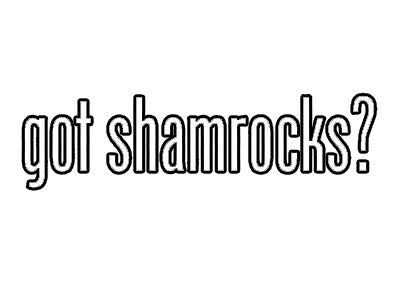 EW Designs Shamrocks Sticker - 5 Inch Vinyl Decal for Cars, Trucks & Windows | Irish Clover, Ireland Theme | Perfect for St Patrick's Day Decorations & Irish Pride