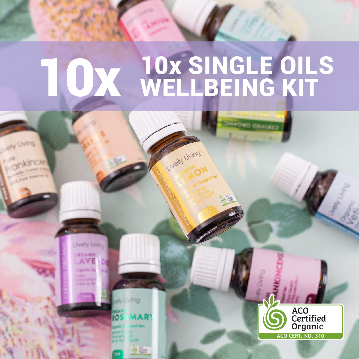 10-Pack Organic 15ml Essential Oils Set for Aromatherapy, Massage & Relaxation - Pure Therapeutic Grade Single Oils for Diffusers, DIY Skincare & Home Wellness