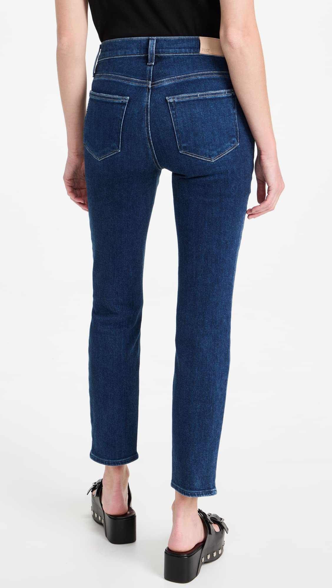 PAIGE Women's Cindy Maternity Jeans - Stretch Denim Pregnancy Pants for Comfort & Style | Perfect for Work, Casual Wear & Everyday Maternity Outfits