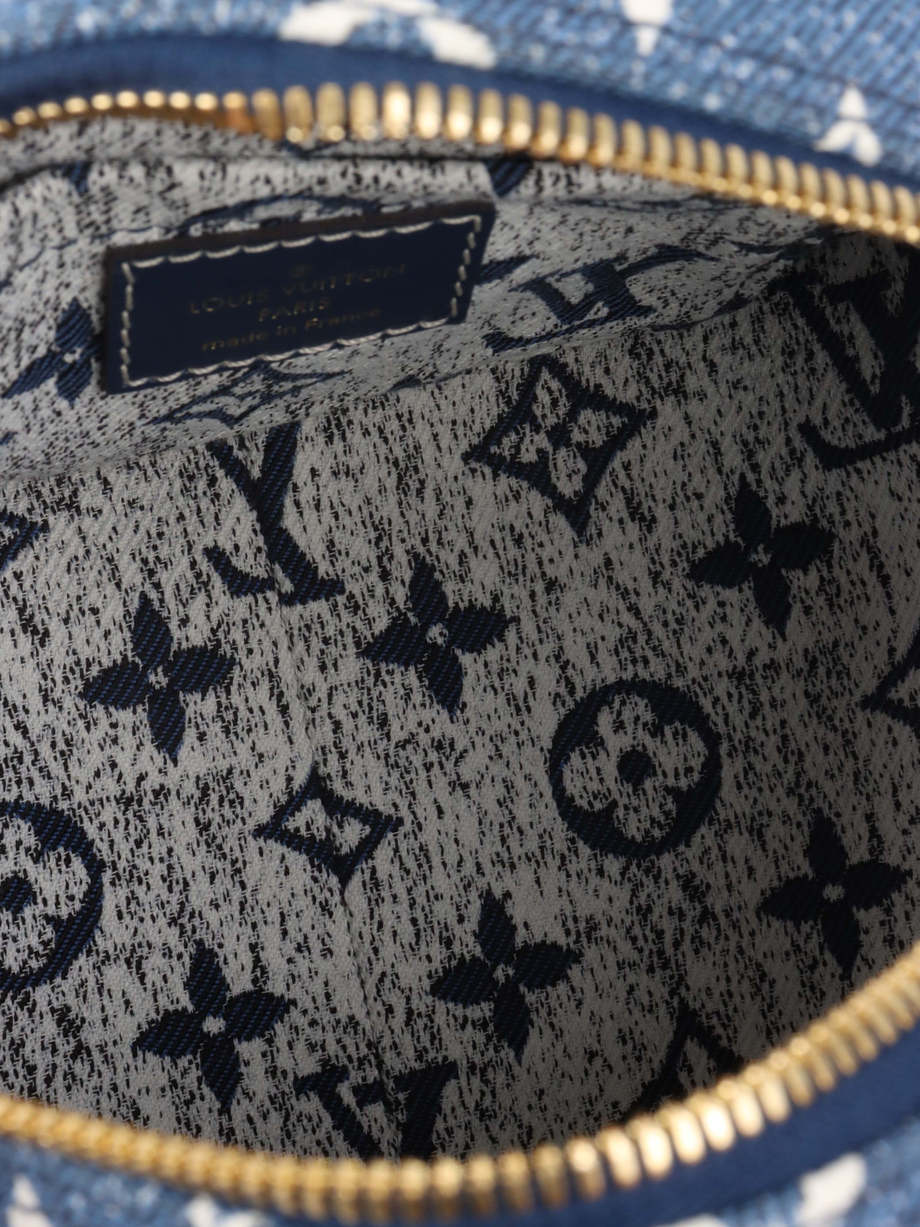 Authentic Louis Vuitton Denim Dice Bag - Luxury Designer Crossbody Purse for Women | Perfect for Casual Outings, Travel & Everyday Use