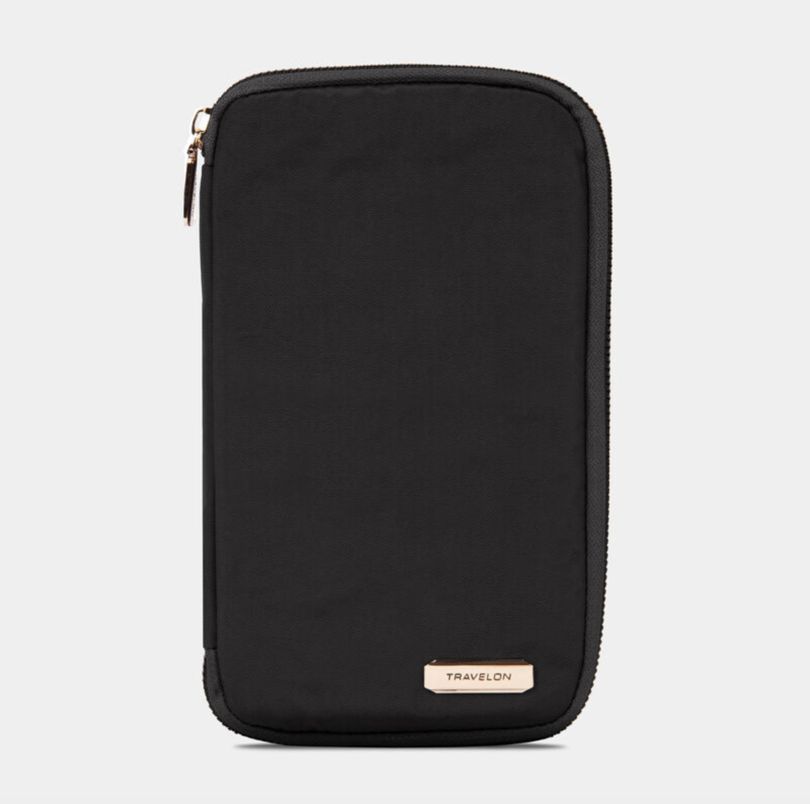 Travelon RFID Blocking Family Passport Zip Wallet - Secure Travel Organizer for Passports, Credit Cards & Cash - Perfect for Family Vacations & International Trips