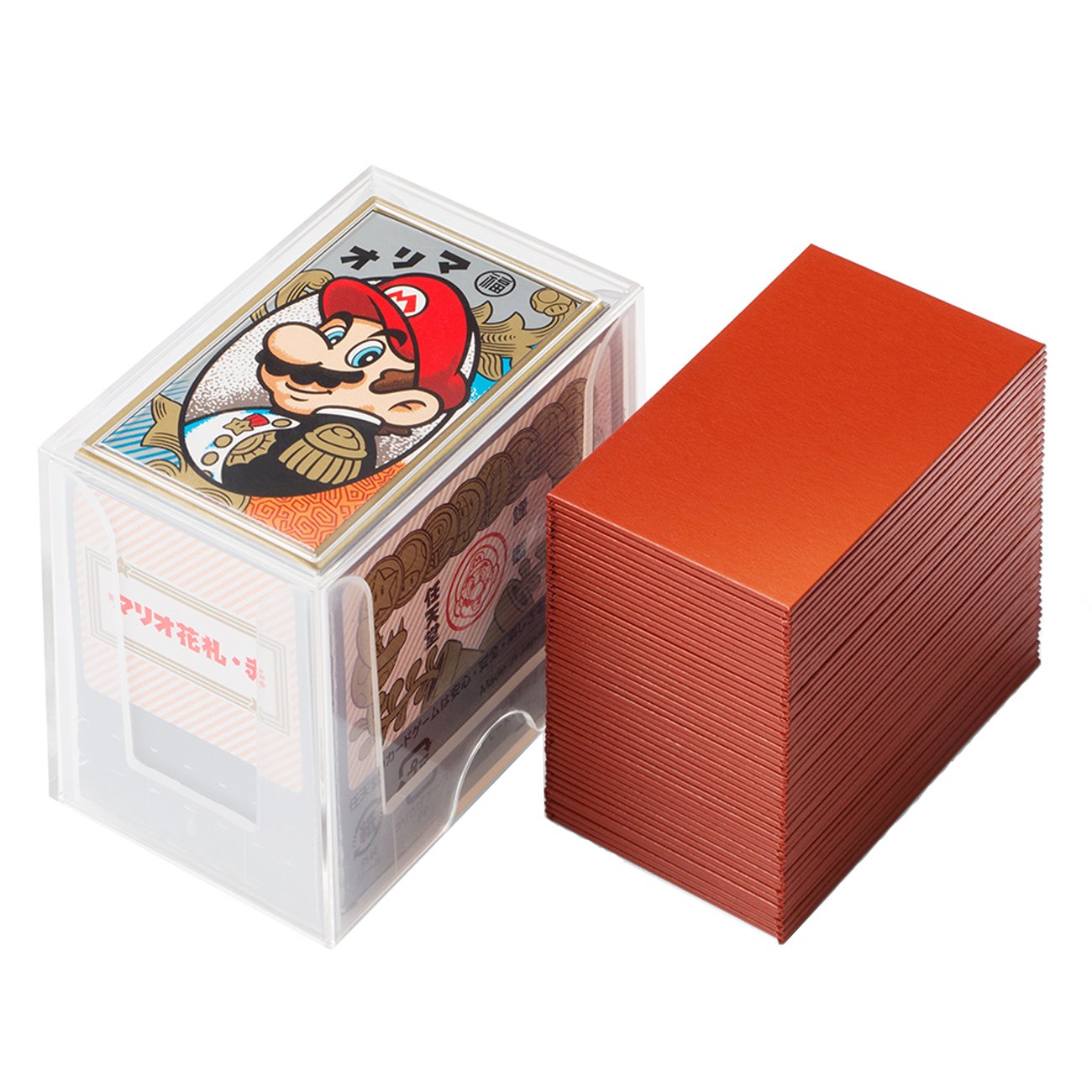 Nintendo Mario Flower Power-Up Card (Red) - Collectible Trading Card for Super Mario Fans | Perfect for Gaming Decor, Cosplay & Gift Giving
