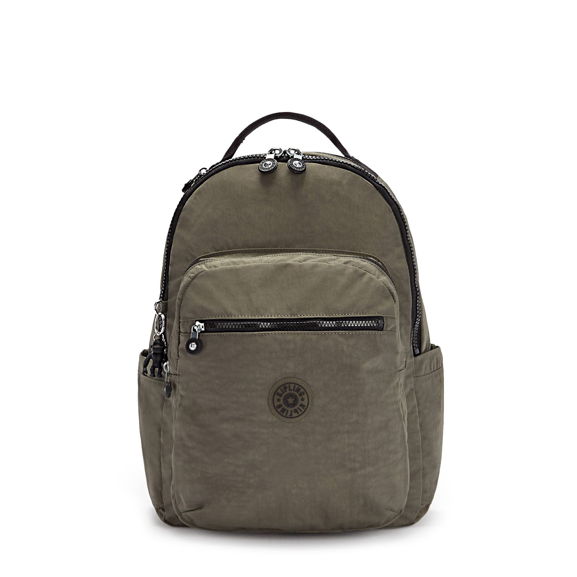 Kipling Women's Seoul 15 Inch Laptop Backpack - Durable Nylon School Bag with Padded Shoulder Straps, Roomy 13.75