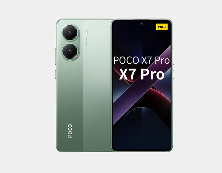 Xiaomi Poco X7 Pro 5G Smartphone - 256GB ROM 8GB RAM - Dual SIM GSM Unlocked - Green - Fast Performance for Gaming & Streaming