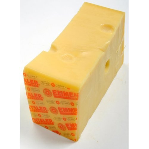 Premium Emmentaler Swiss Cheese - 1 lb Wheel | Authentic Alpine Cheese for Sandwiches, Fondue & Charcuterie Boards