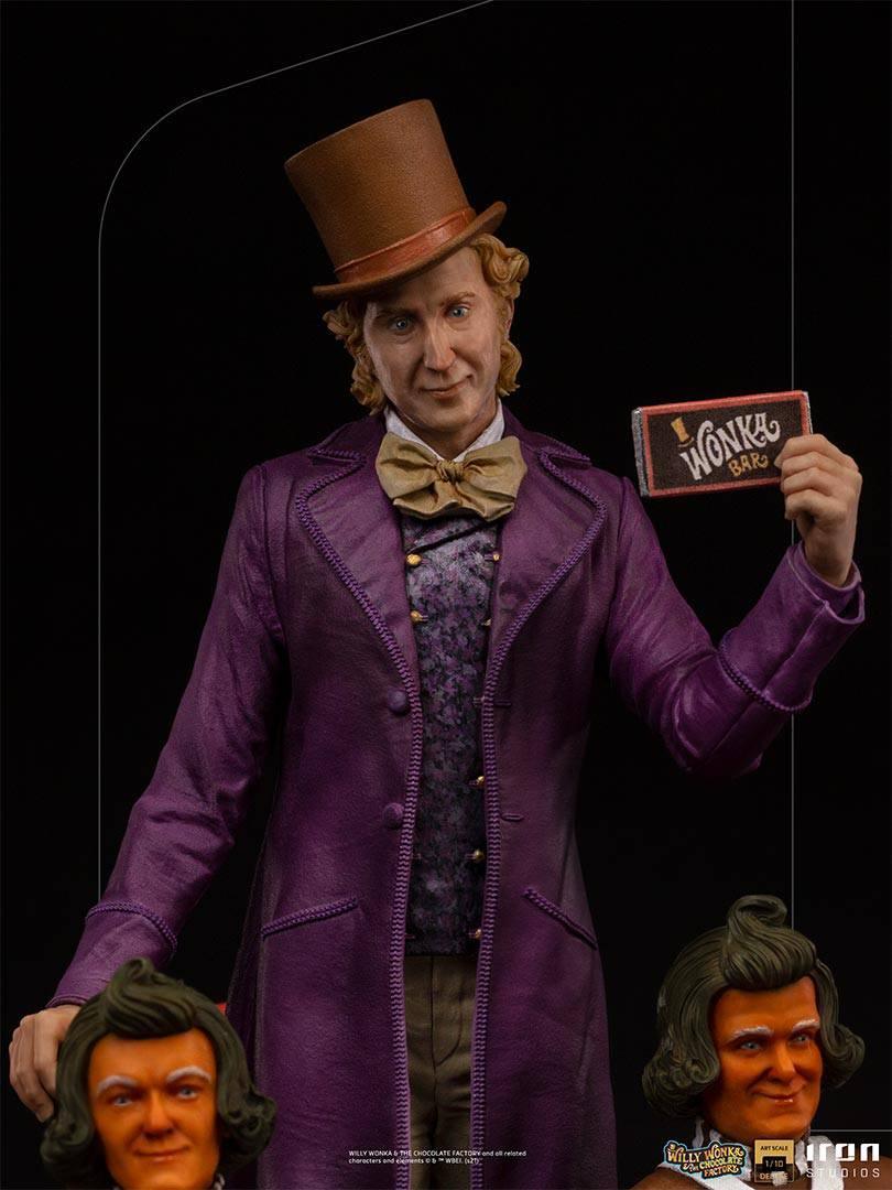Iron Studios Willy Wonka and the Chocolate Factory Deluxe BDS Art Scale 1/10 Statue - Perfect for Movie Collectors & Home Decor Display