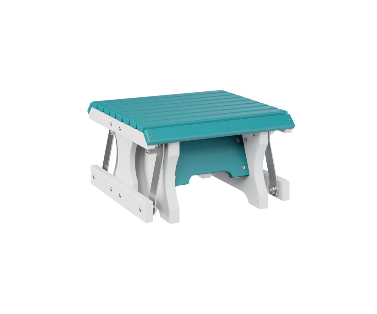 Berlin Gardens Gliding Footstool - Adjustable Comfort Ottoman with Smooth Glide Motion - Perfect for Living Room, Bedroom or Office Relaxation