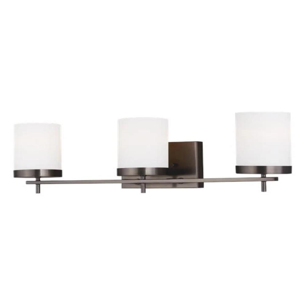 Huntington 3-Light Bathroom Vanity Light Fixture - Modern LED Vanity Lighting for Bathroom, Dressing Room & Makeup Area