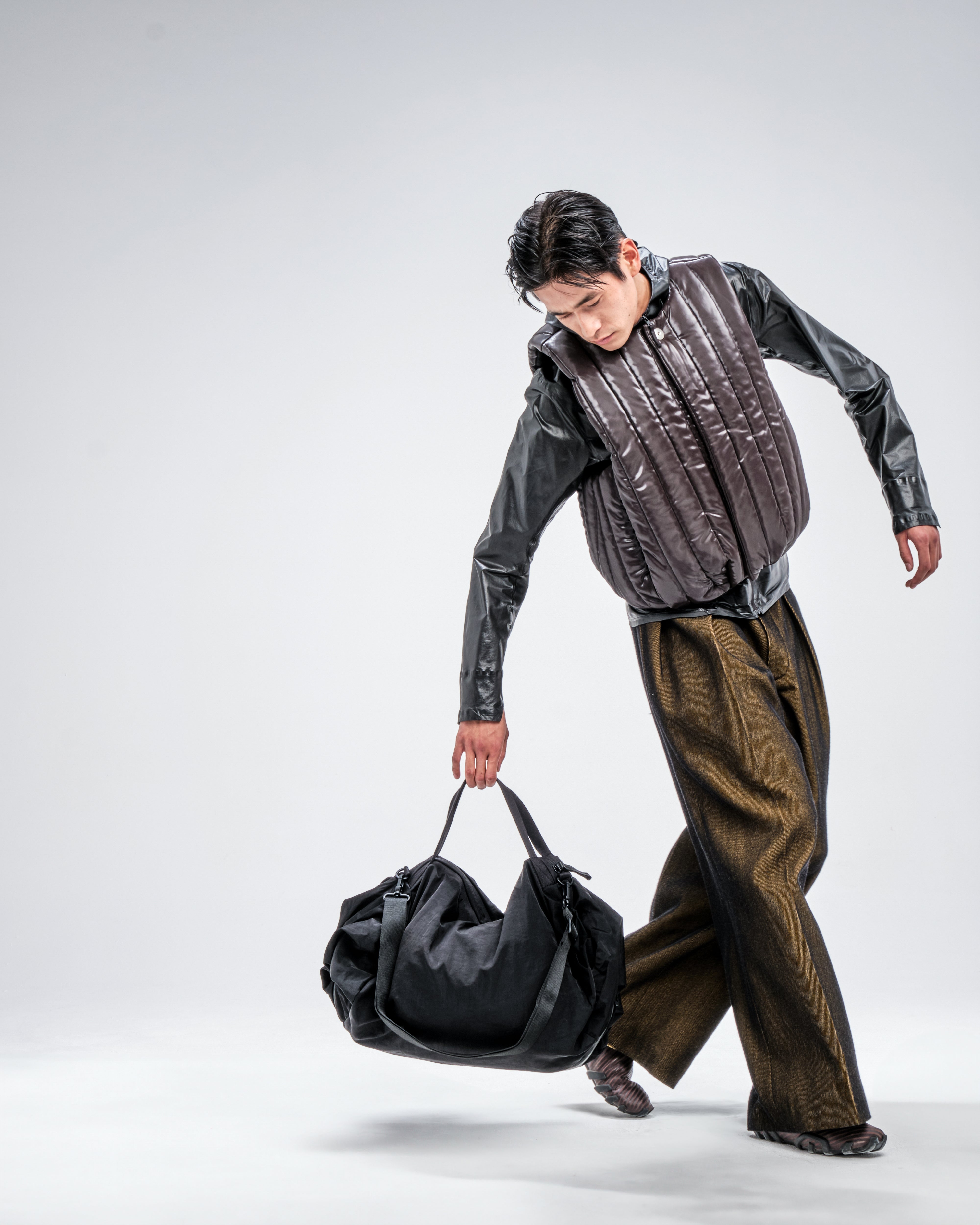 Cote & Ciel Obed Smooth Duffle Bag - Waterproof Travel Duffel with Laptop Compartment | Perfect for Business Trips, Gym & Weekend Getaways