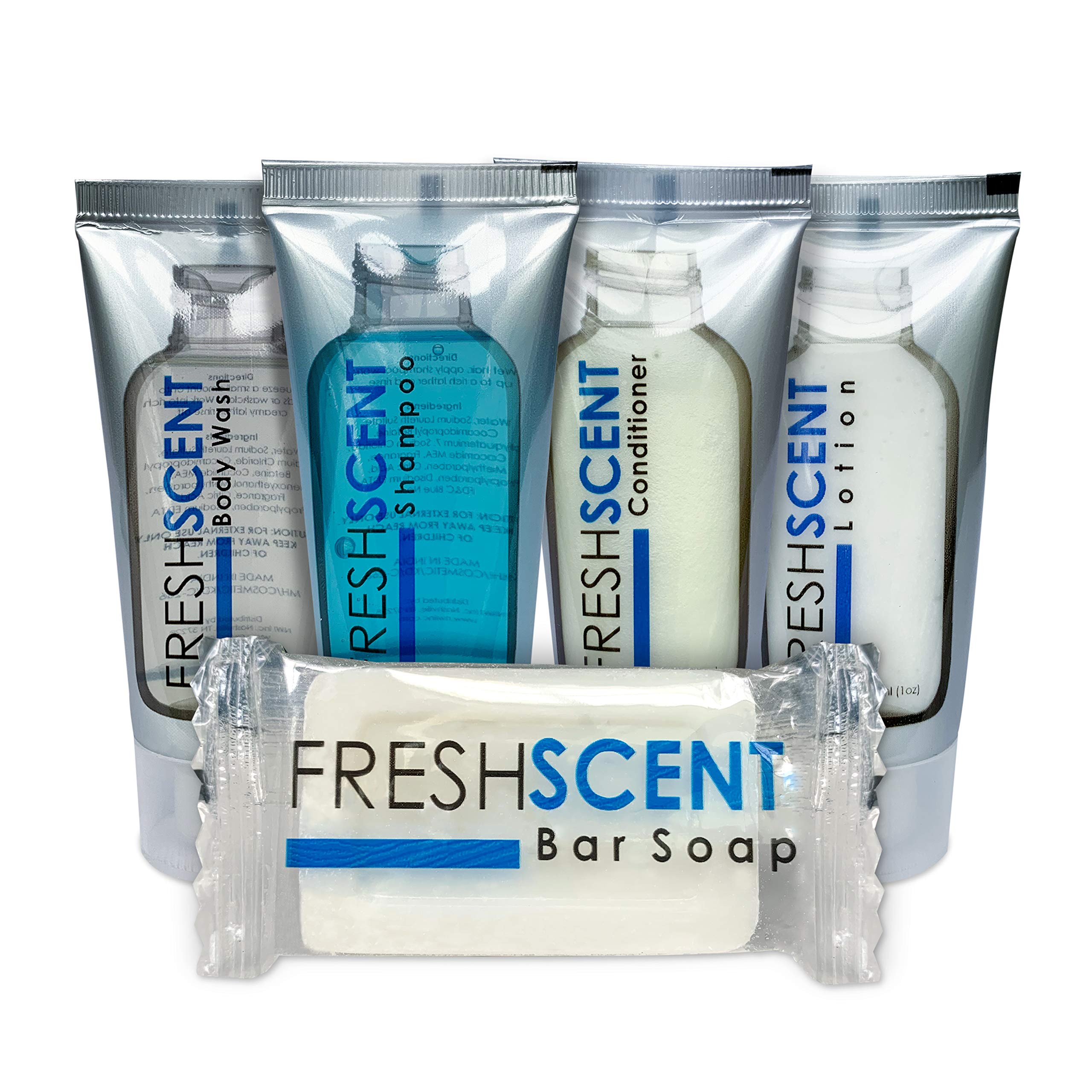 Freshscent Shampoo 1oz (288 Tubes) - Bulk Travel Size Toiletries for Hotels, Hospitality & Amenities | Perfect for Hotels, Motels, Spas & Travel Kits