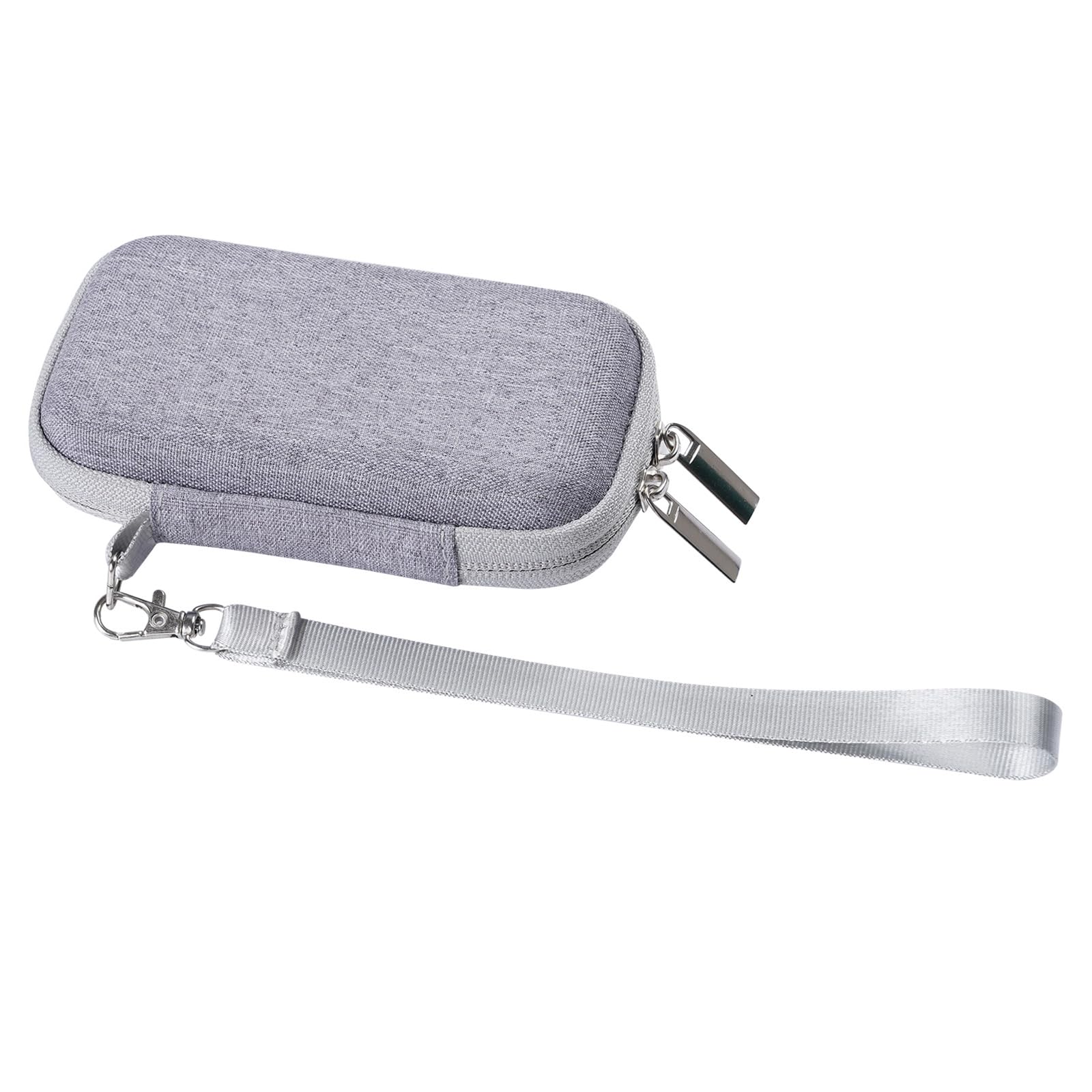 WELLDOER EVA Hard Carrying Case for Small Hard Drives & SSD - Portable Protective Storage with Strap - Perfect for E81 SSD, External Hard Drives, USB Flash Drives - Ideal for Travel, Office & Data Backup Protection