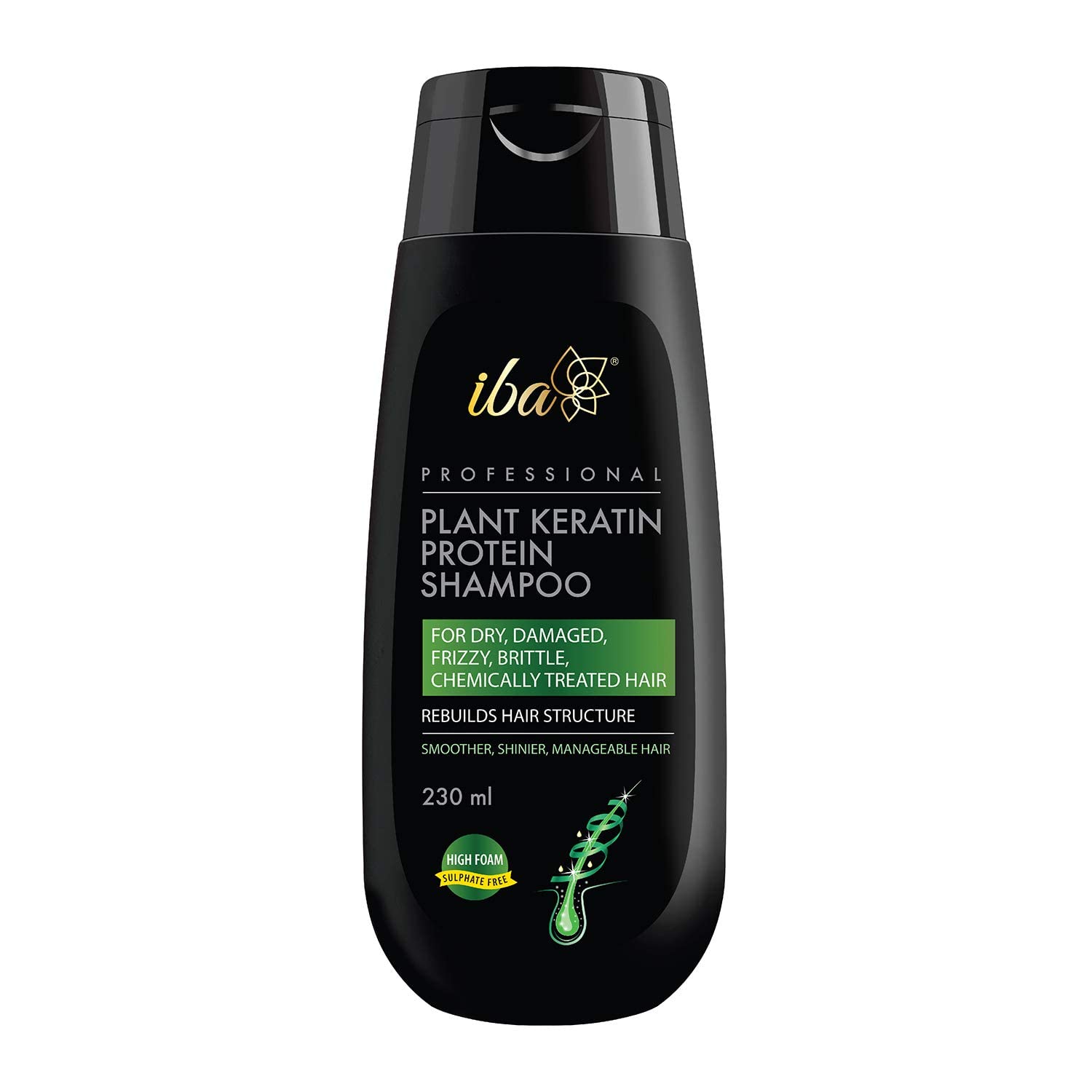 Professional Plant Keratin Protein Shampoo for Hair Smoothing & Repair - Hydrating Moisturizing Treatment for Dry, Frizzy, Damaged Hair - Sulfate Free & Paraben Free - Women's Hair Care (230ml) - Perfect for Daily Use & Salon-Quality Results at Home
