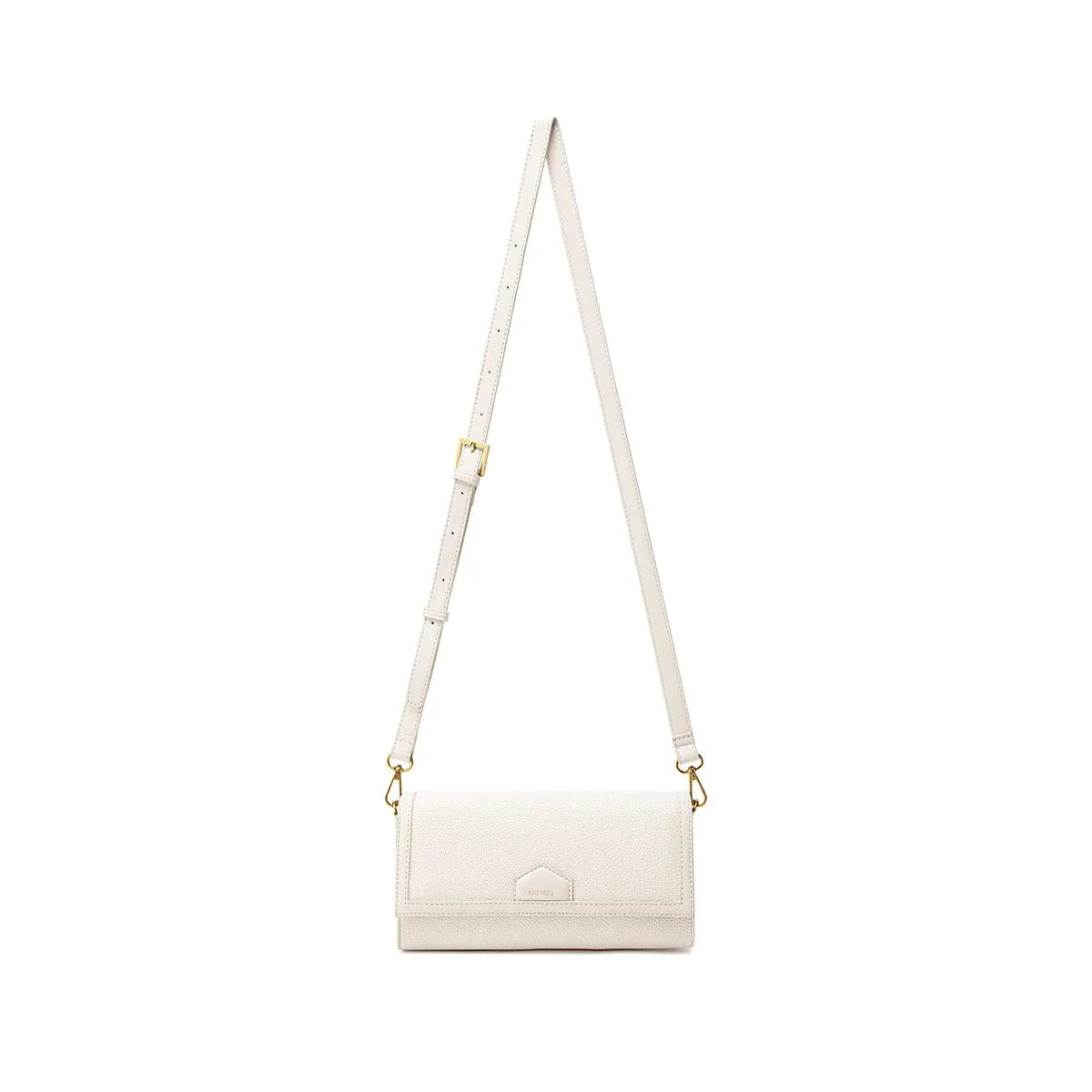 Krista Vegan Leather Shoulder Bag for Women | Coconut Cream Pebbled Crossbody Purse - Perfect for Work, Travel & Everyday Use