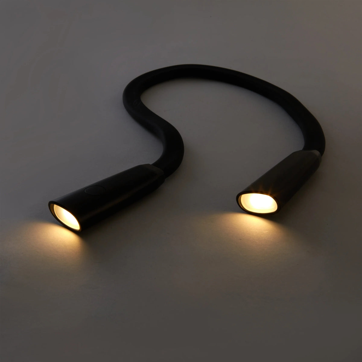 Kikkerland Hands Free Book Light - Rechargeable LED Reading Light for Books, Perfect for Night Reading, Studying, and Travel - Clip-On Design for Comfortable Hands-Free Use