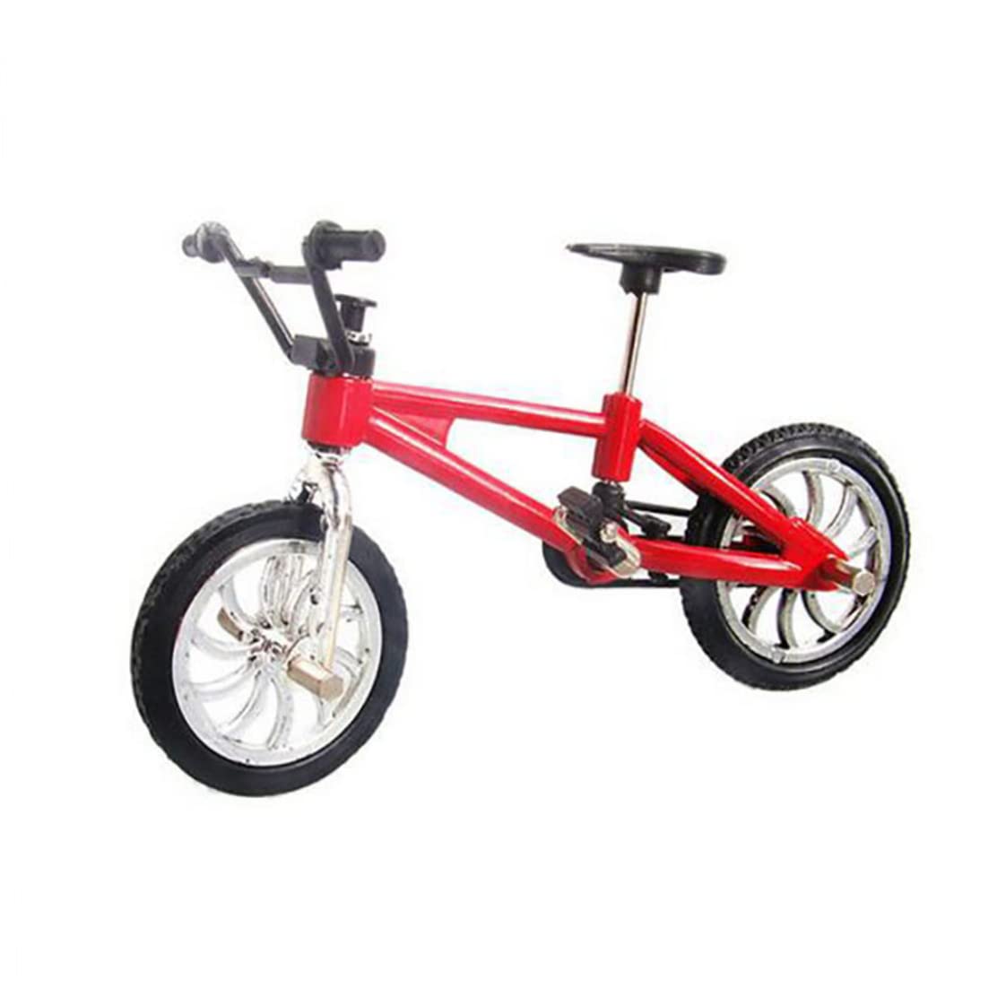 Mini Finger Bikes - Small Mountain Bike Model Toys for Boys & Kids - Red Mini Bicycle Ornament & Racing Bike Toy - Perfect for Desk Decor, Collectibles & Pretend Play