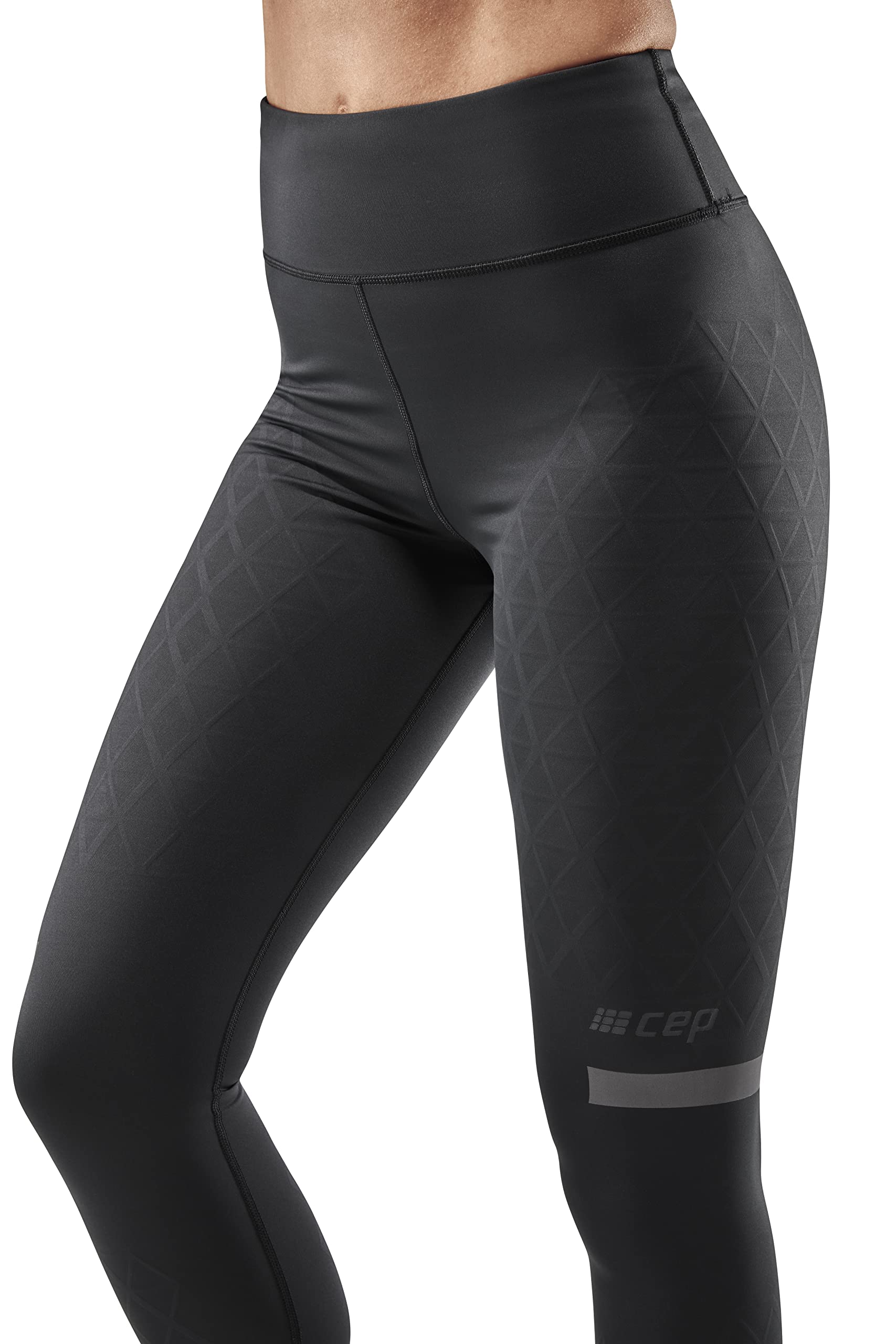 CEP Women's The Run Support Compression Tights - High Performance Running Leggings for Women, Breathable Workout Tights with Muscle Support - Ideal for Running, Gym, Yoga & Athletic Training