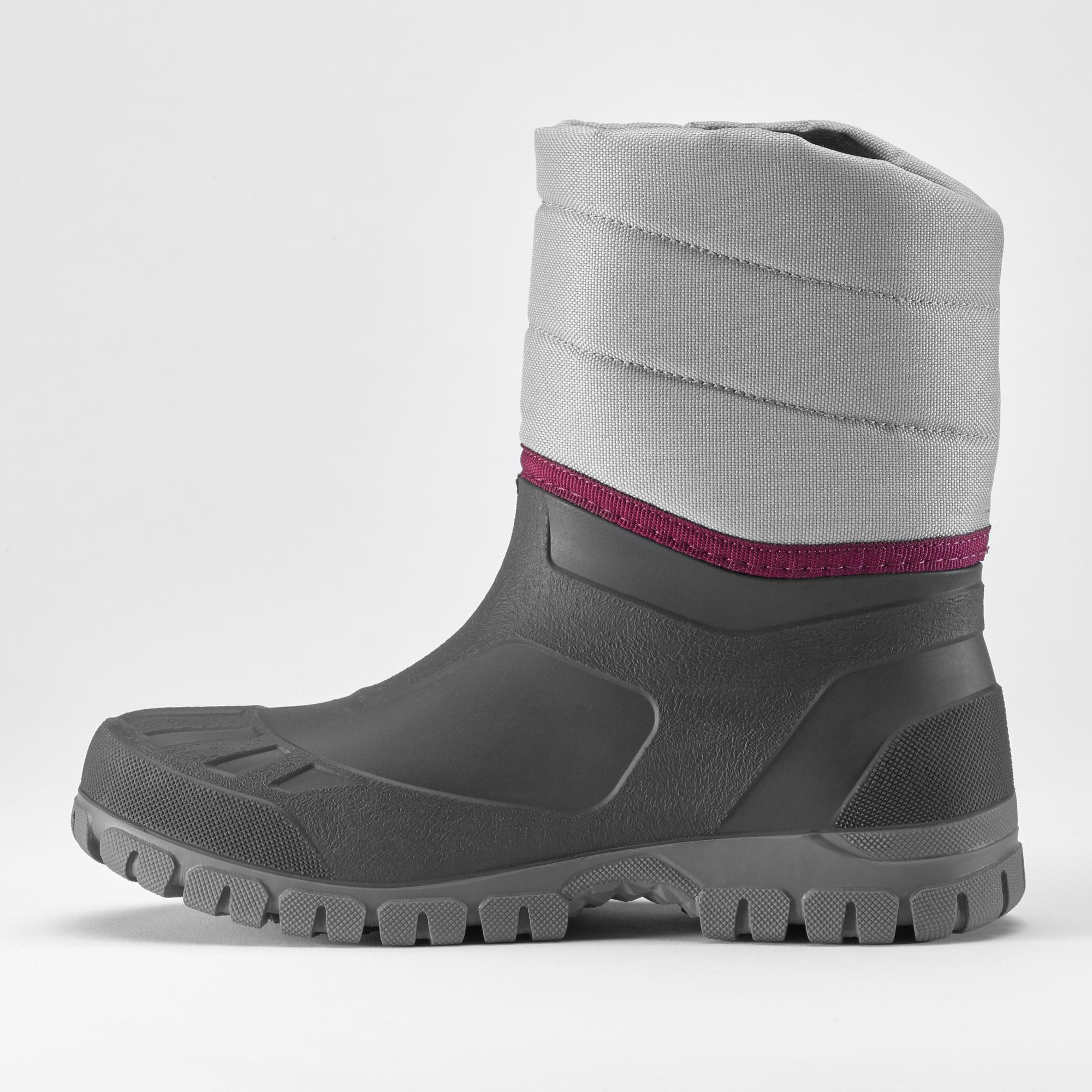 Women's Waterproof Snow Hiking Boots SH100 - Winter Warm Mid-Calf Boots for Outdoor Trekking & Snowy Adventures