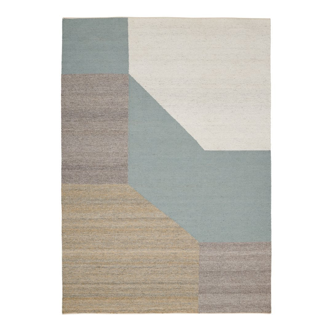 Linie Design Blocchi Rug - Modern Geometric Area Rug for Living Room, Bedroom & Office - Soft & Durable Home Decor