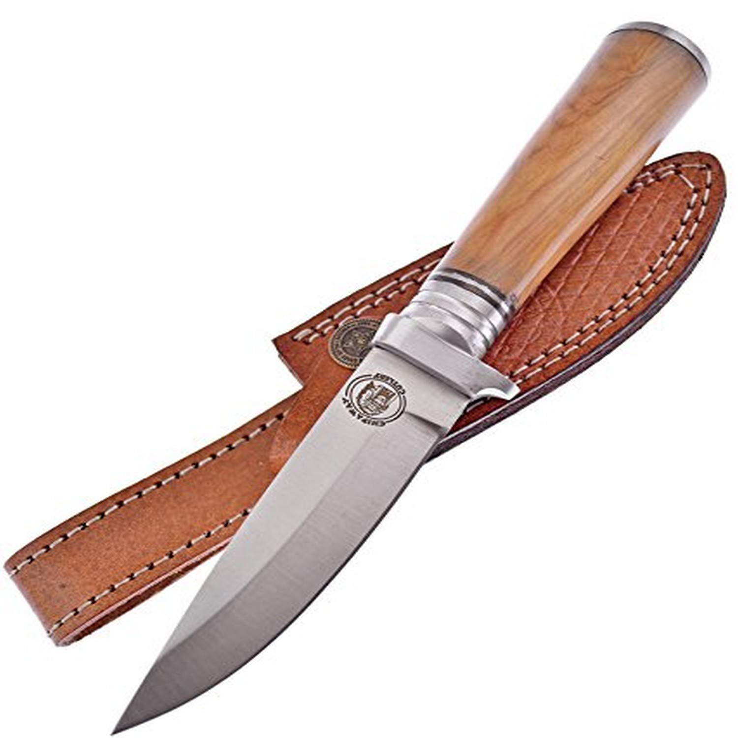 Frost Cutlery Chipaway Hunting Knife - Premium Stainless Steel Fixed Blade for Outdoor, Camping & Survival | Ideal for Hunting, Fishing & Bushcraft