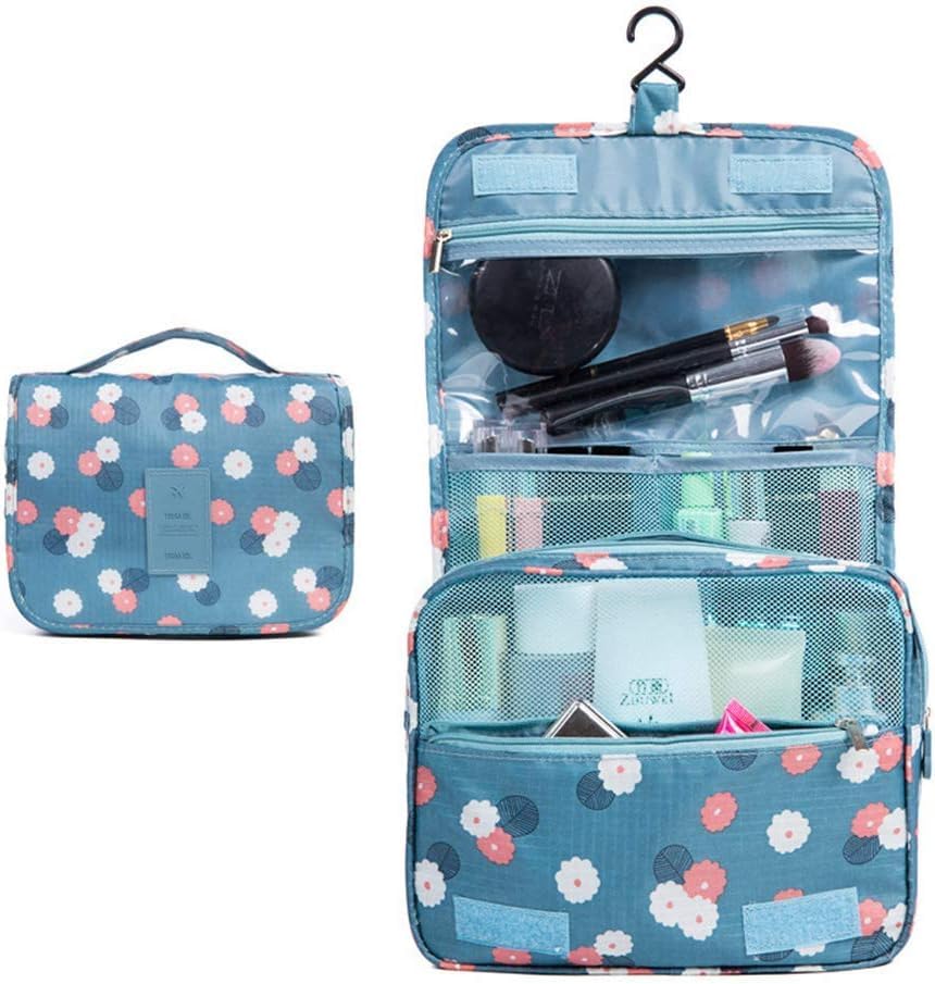 CLUSPEX Waterproof Hanging Toiletry Bag for Travel - Multi-Function Cosmetic Organizer with Multiple Pockets, Makeup Bag for Women & Men (Random Colors) - Perfect for Camping, Gym, Business Trips & Daily Use