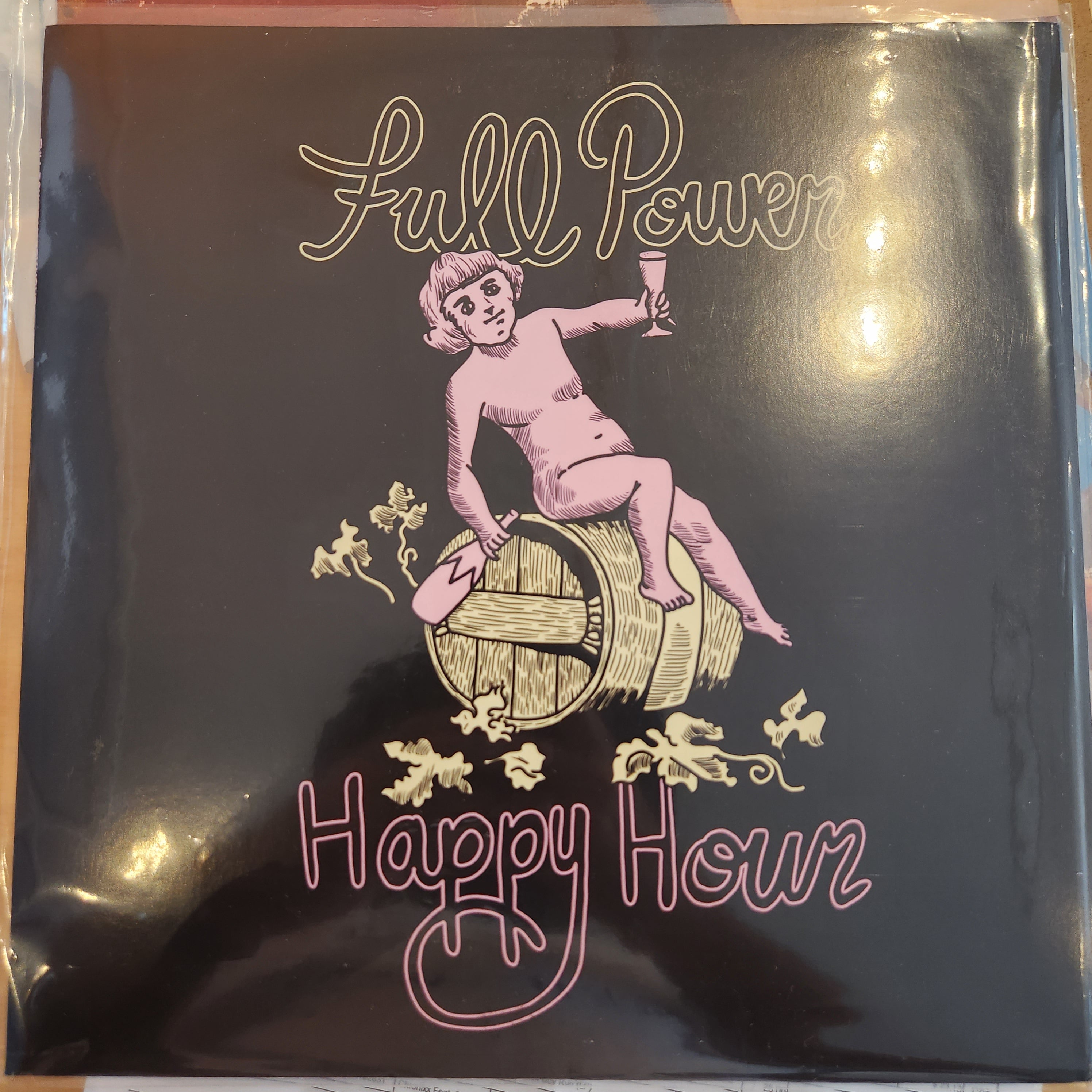 Full Power Happy Hour Green Vinyl LP - Limited Edition Collector's Record for Music Lovers | Perfect for Home Listening, Parties & Vinyl Collections