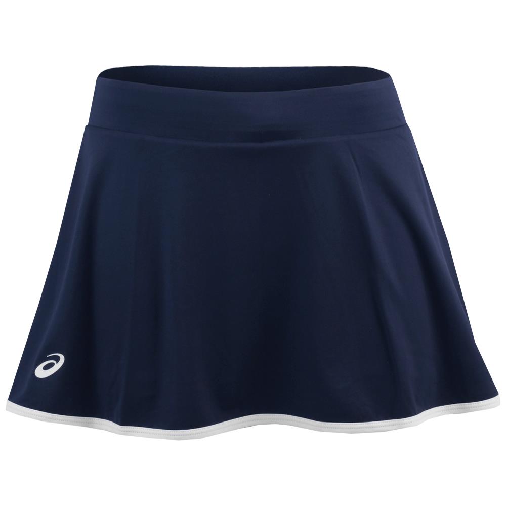 ASICS Girls' Tennis Skirt - Midnight Blue Athletic Skirt for Junior Players | Perfect for Tennis Matches, School Sports & Casual Wear