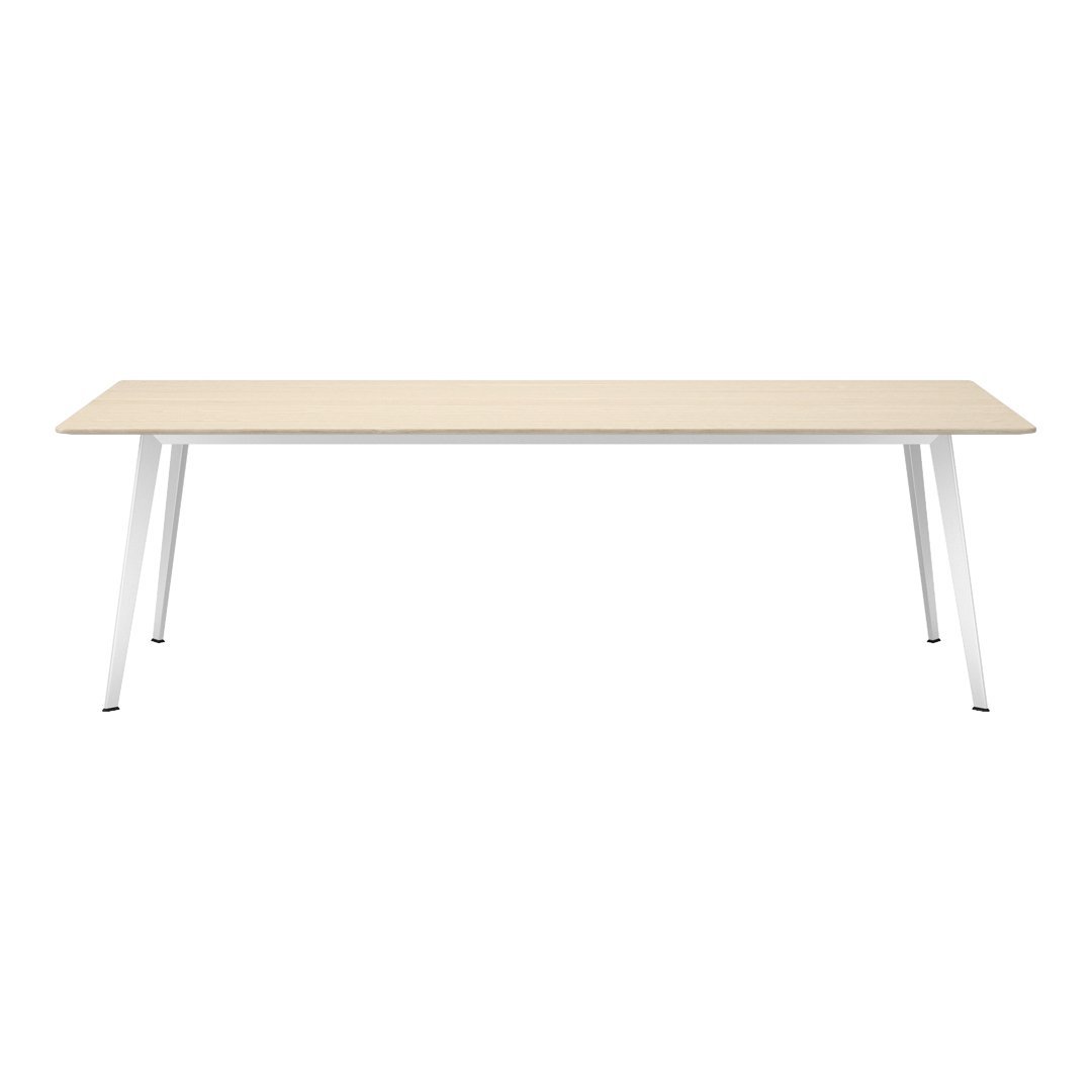Modern Rectangular JW Dining Table - Solid Wood Kitchen Table for 6-8 People - Perfect for Family Dinners & Entertaining Guests