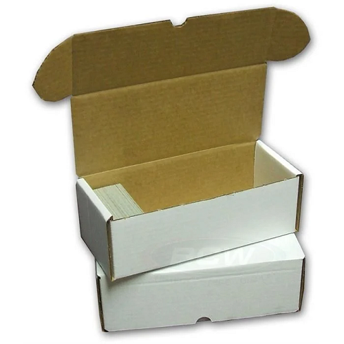 BCW 500-Count Card Storage Box - Pack of 2 | Perfect for Trading Cards, Sports Cards & Collectibles Organization