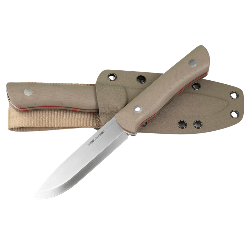 Bushcraft III Scandi Knife - High Carbon Steel Survival Knife for Outdoor Camping, Hunting, and Bushcraft Activities | Perfect for Wilderness Adventures and Survival Gear