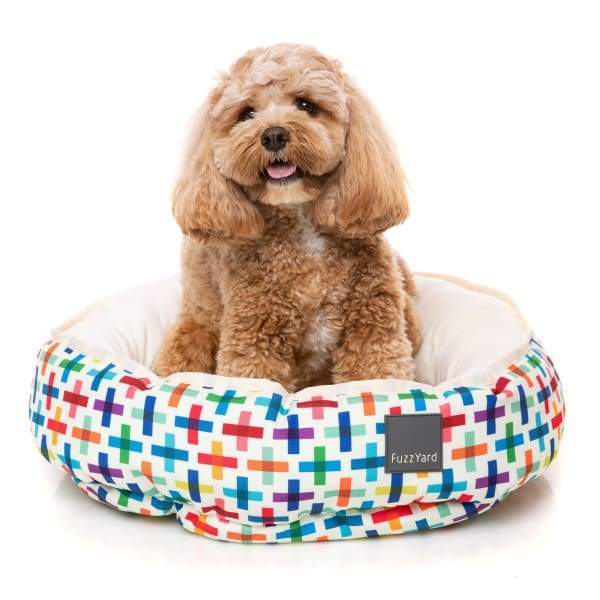 Fuzzyard Reversible Jenga Dog Bed - Soft & Comfortable Pet Bed for Small, Medium & Large Dogs - Perfect for Living Room, Bedroom & Travel