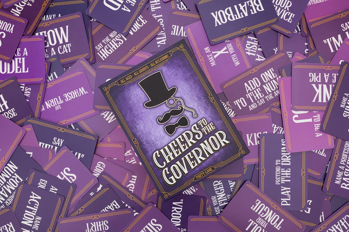 Cheers to the Governor - Classic American Drinking Game for Parties & Social Gatherings | Fun Group Activity for Adults & Friends