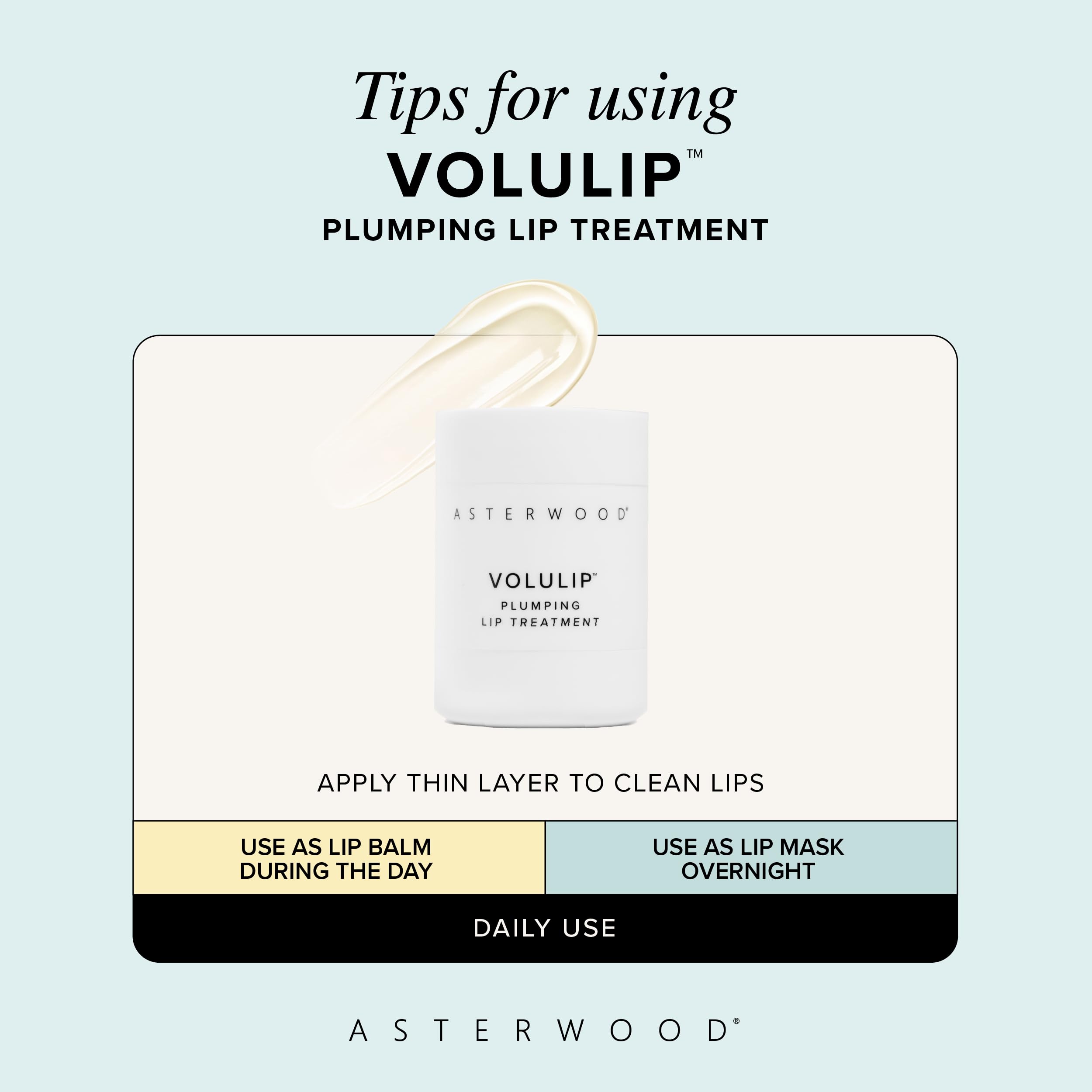 Asterwood Hyaluronic Acid Face Bar & Lip Treatment - Hydrating Skincare for Dry Skin, Anti-Aging Moisturizer - Perfect for Daily Face Care & Nighttime Lip Therapy