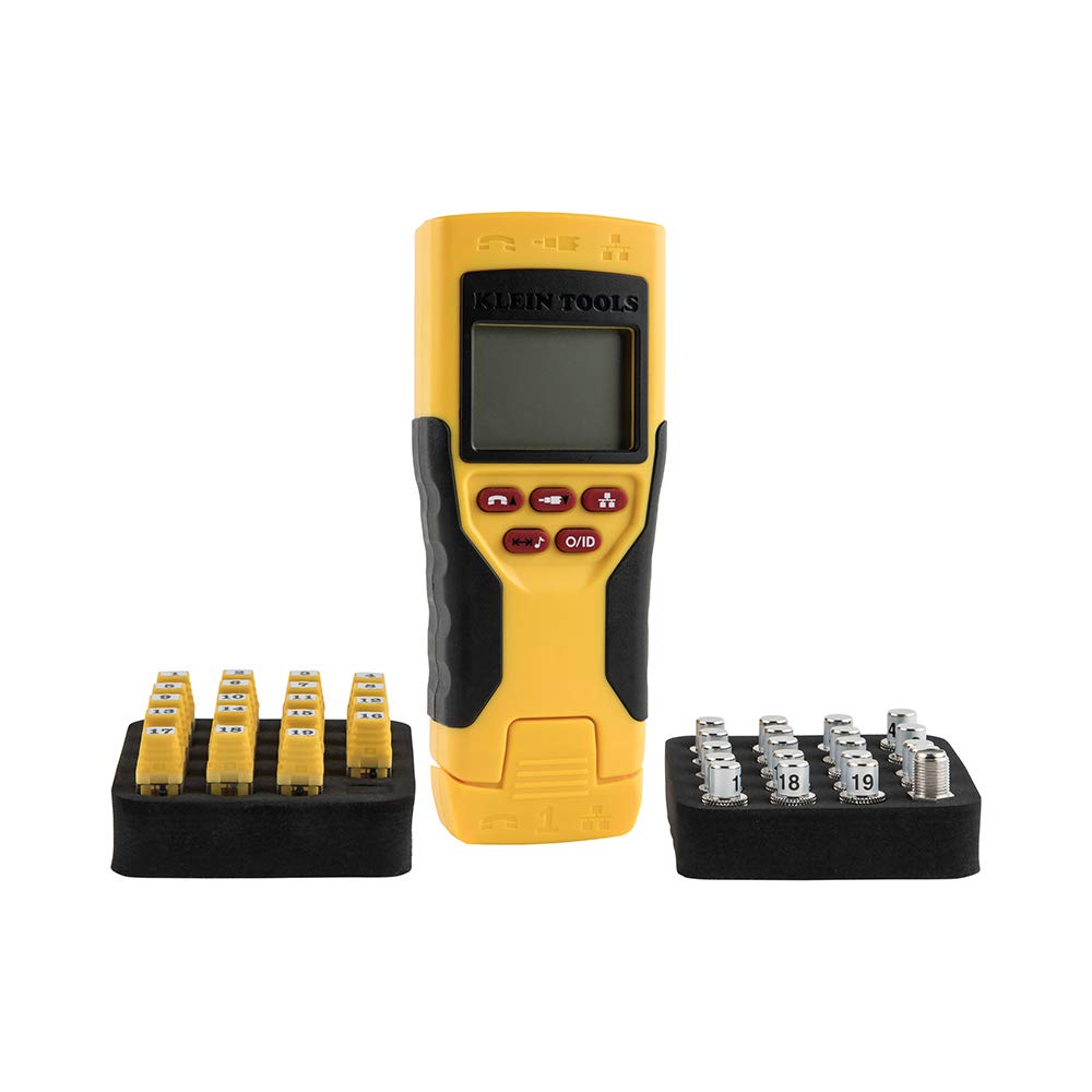 Klein Tools VDV501-825 Scout Pro 2 LT Network Cable Tester - Ethernet, Data & Voice Continuity Tester with Remotes, Adapter & Carrying Case - Ideal for IT Professionals, Network Installations & Home Office Setup