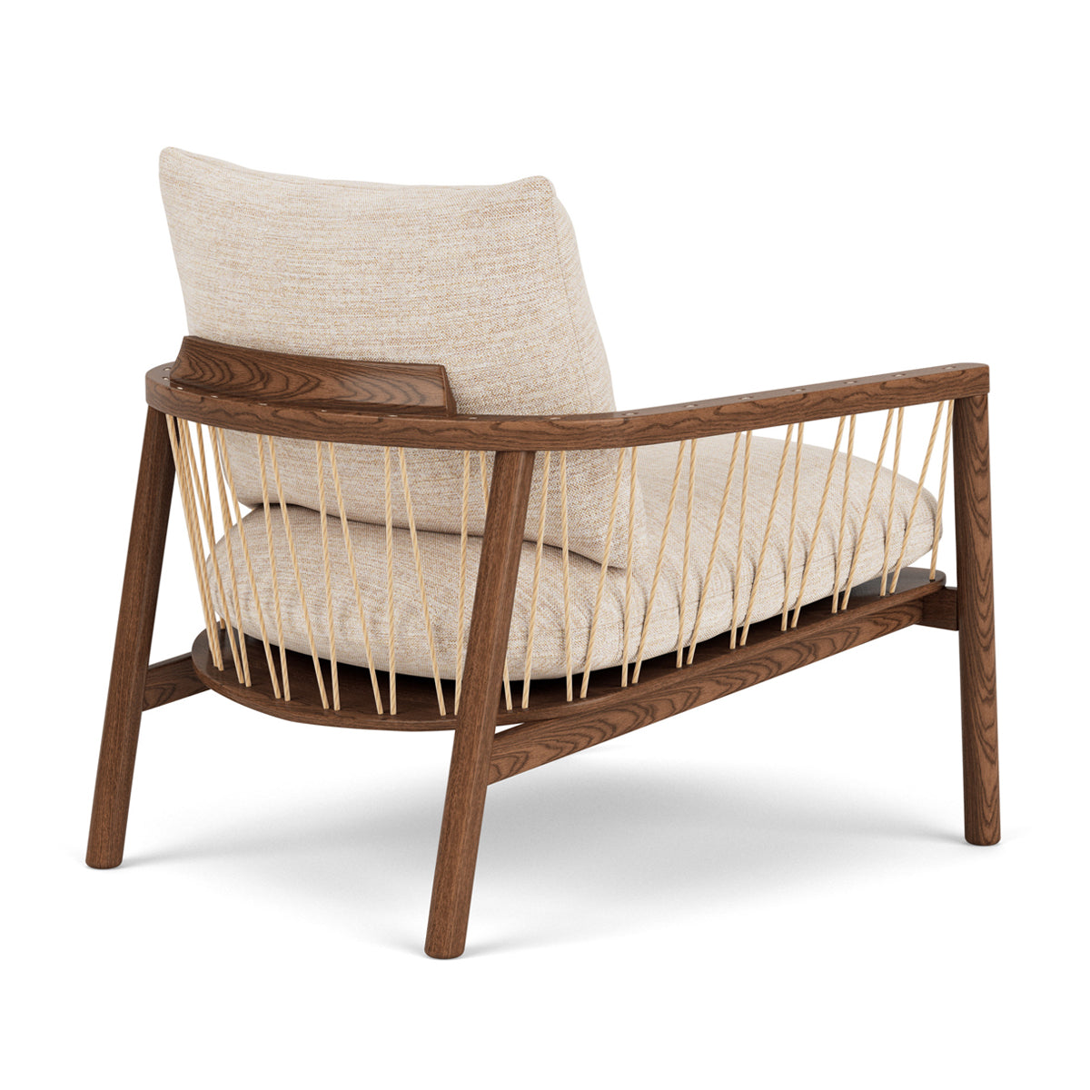 Enzo Fabric Armchair - Modern Upholstered Accent Chair for Living Room, Bedroom & Office - Comfortable Lounge Chair with Sturdy Wooden Legs - Perfect for Relaxing, Reading & Decorating