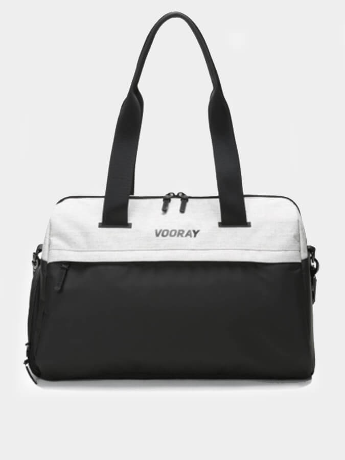 Vooray Trainer Duffel Bag - Large Gym Bag for Men & Women - Water-Resistant Sports Duffel with Shoe Compartment - Perfect for Workout, Travel & Sports Gear Storage